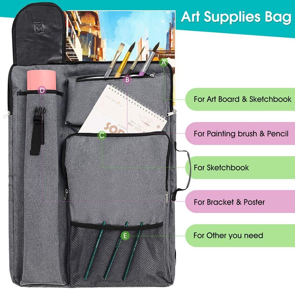 IN.DI&IN.WE Art Portfolio Case 18 x 24,Art Bags for Supplies