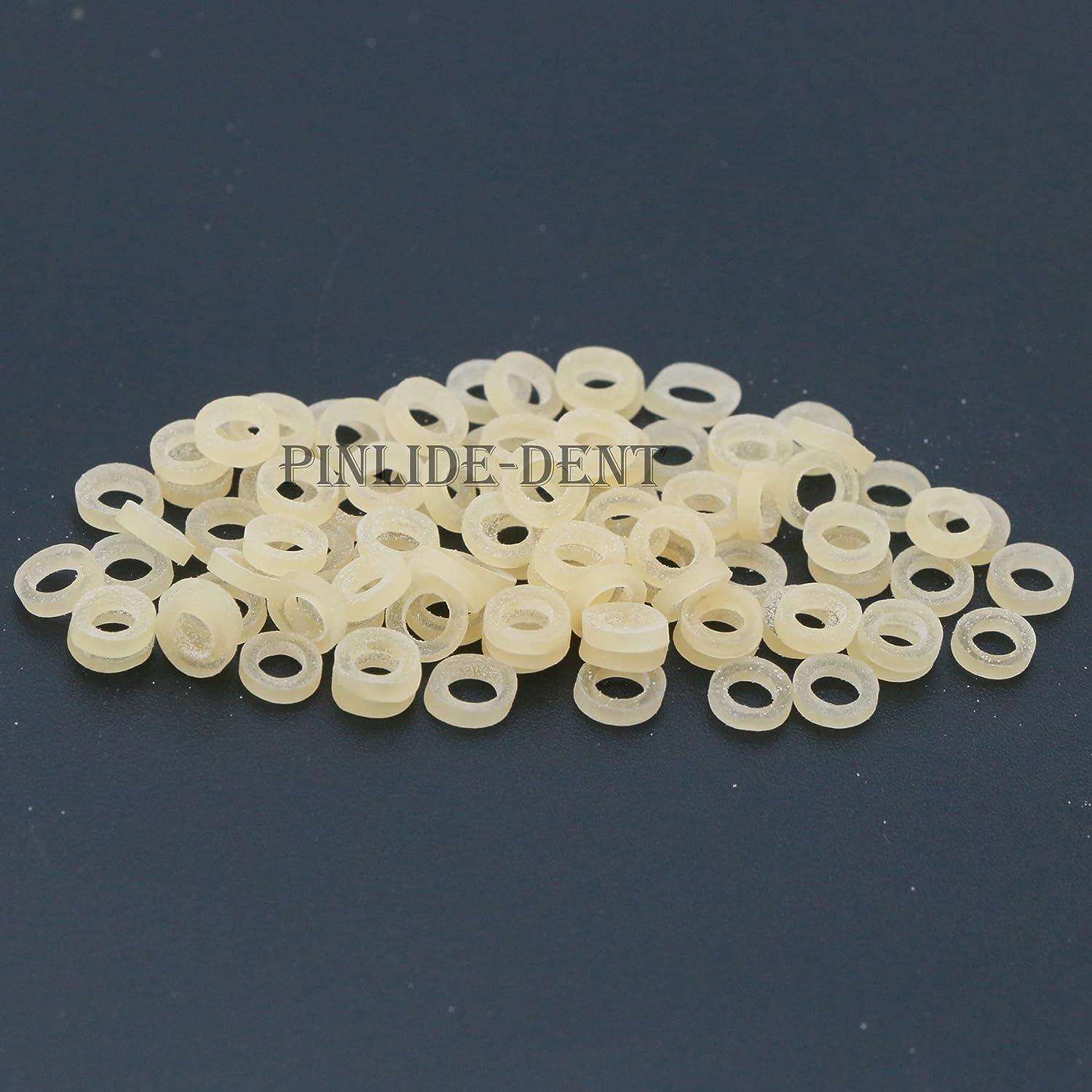 100x Dental Orthodontics Elastic Teeth Rubber Bands for Braces Bag