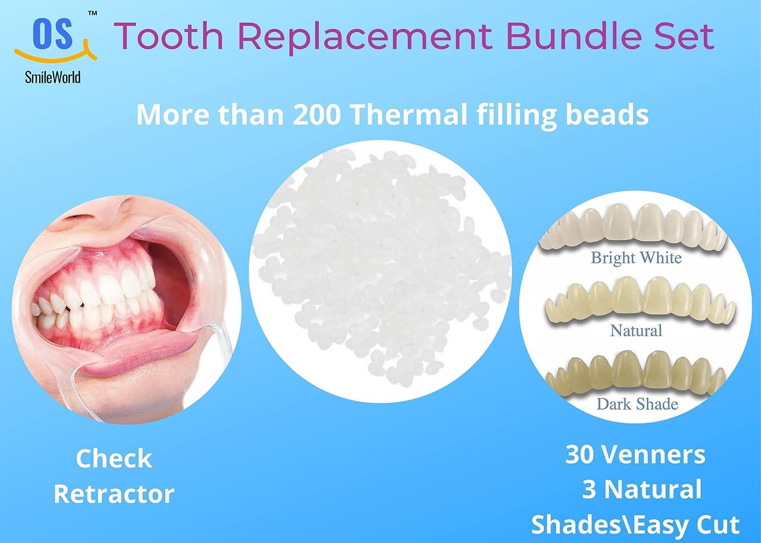 Temporary Tooth Repair Kit Temp Dental Fix Missing for 30 teeth