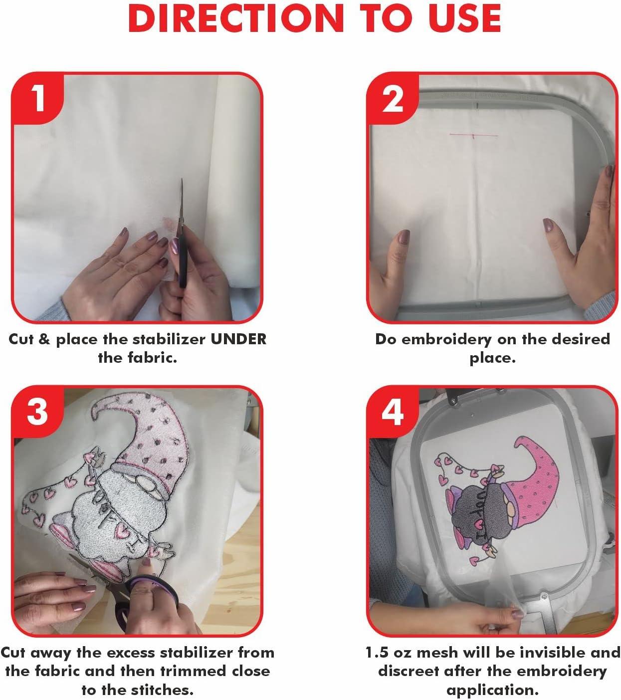 Embroidery Basics: Backing Stabilizer