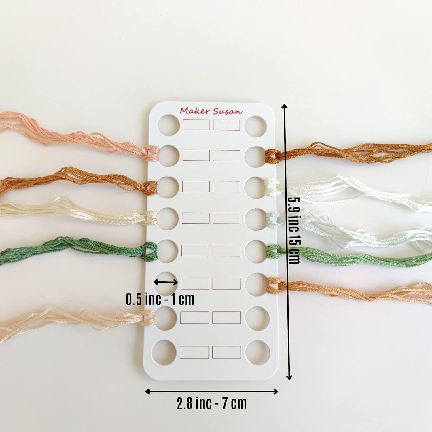 Thread Holder For Cross-stitch Fishing Line Bobbins Organizer Color