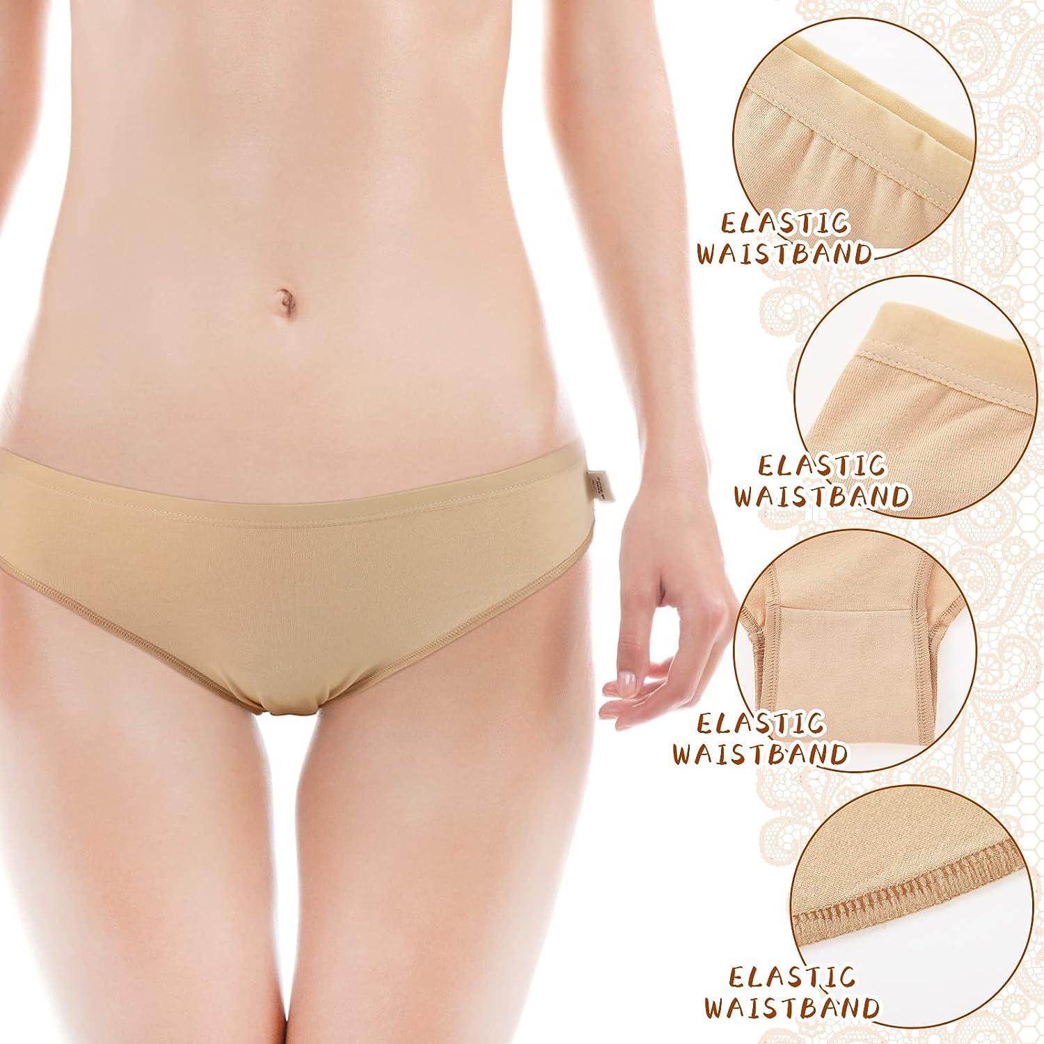 100% Cotton Underwear Panties For Women Middle Aged Elderly Mid-Waisted  Ladies Briefs Panty Sleep Underpants Lingerie