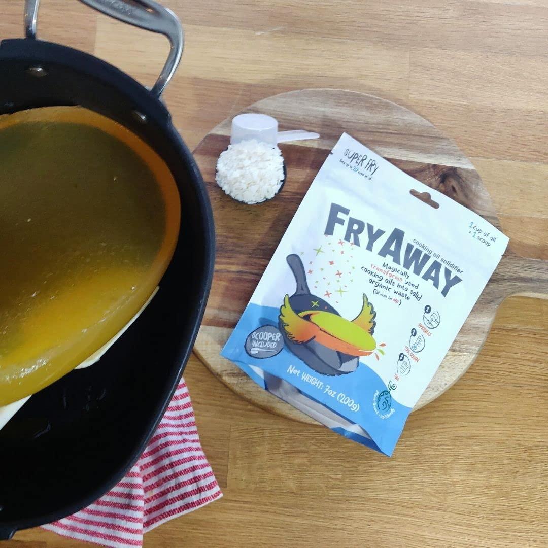 FryAway Pan Fry Cooking Oil Solidifier, Solidifies Nigeria