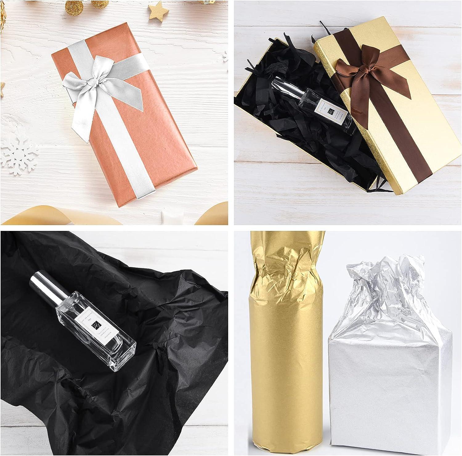 METALLIC TISSUE PAPER Sheets Gold Paper Silver Gift Wrapping
