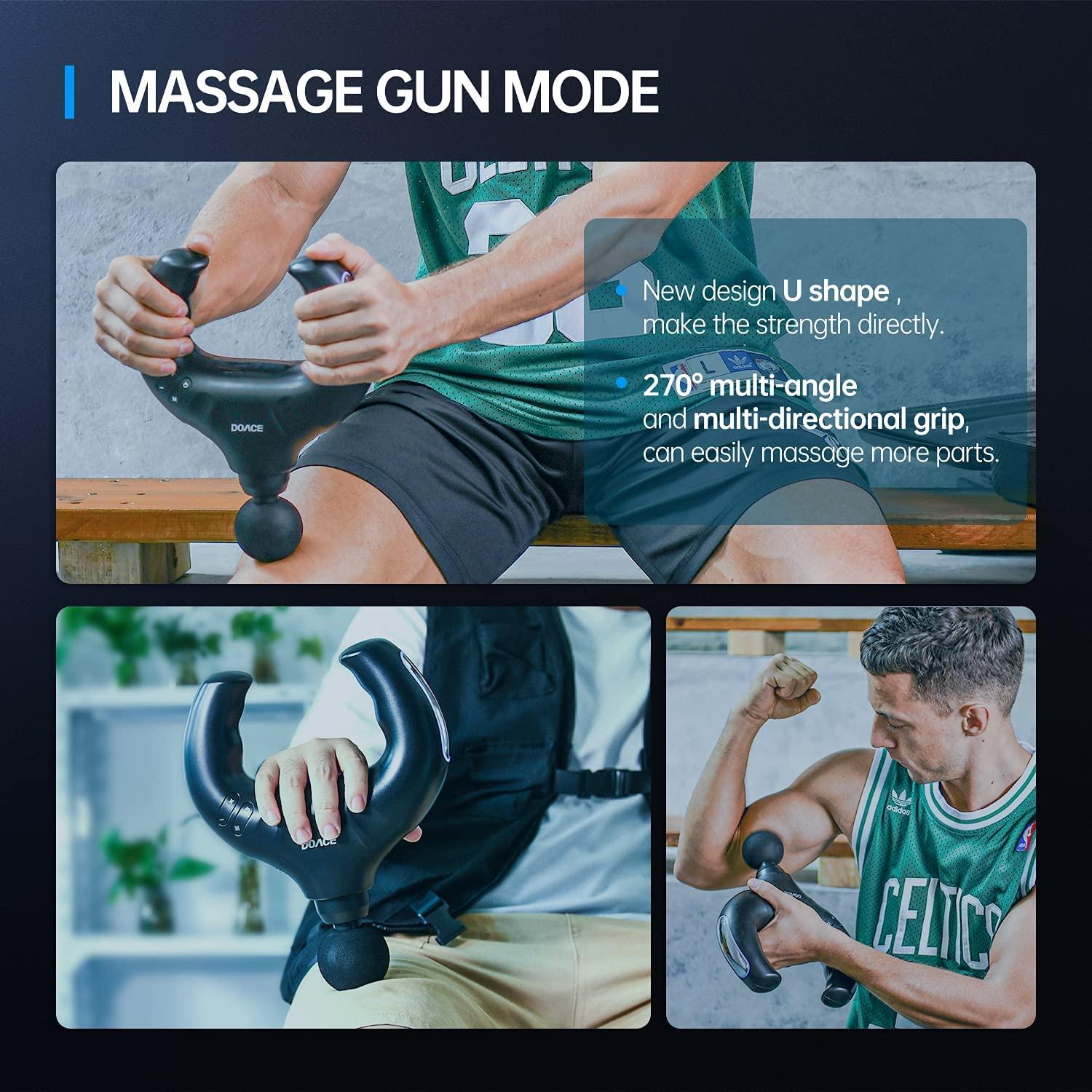 U PULSE MASSAGE GUN BLACK