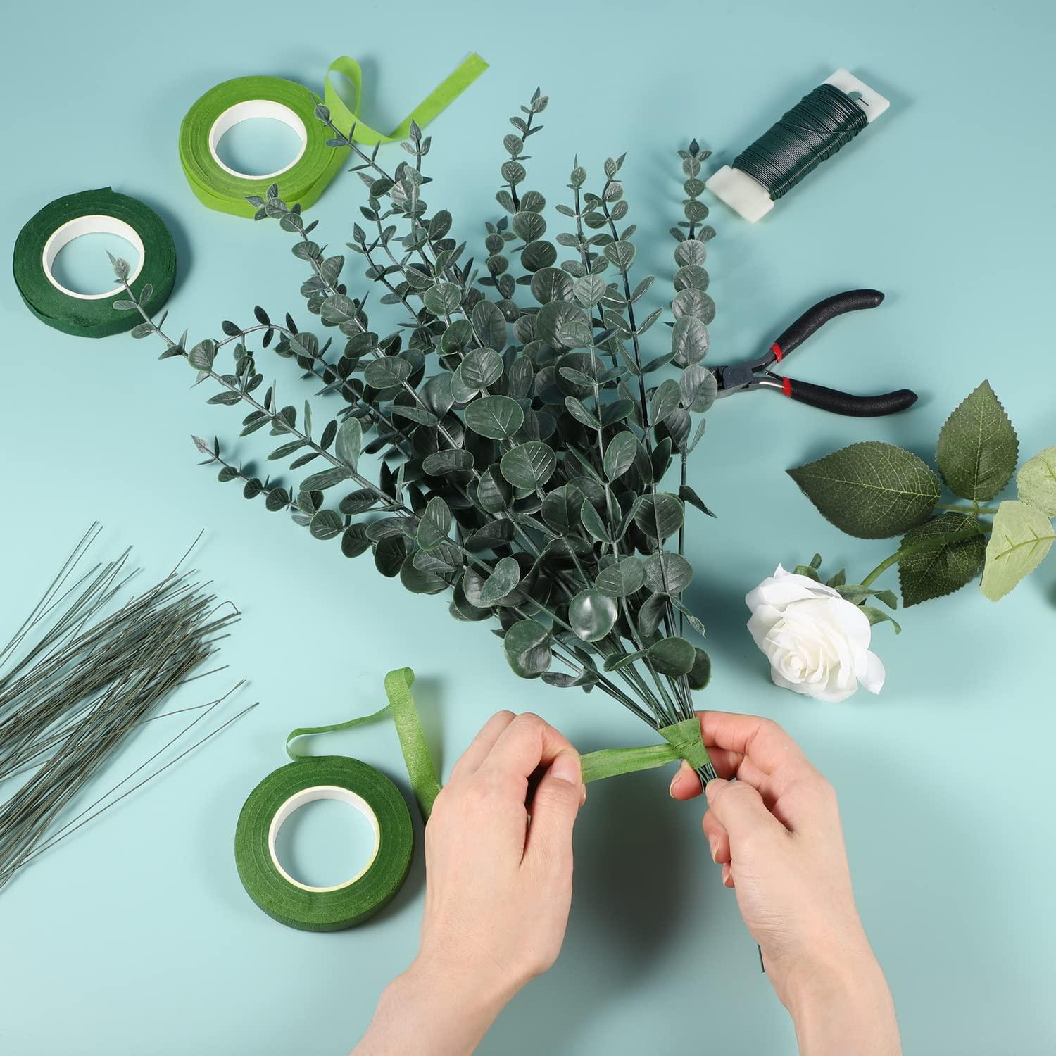 SONGZIMING Floral Arrangement Kit with Green Floral Tape, 22 Gauge