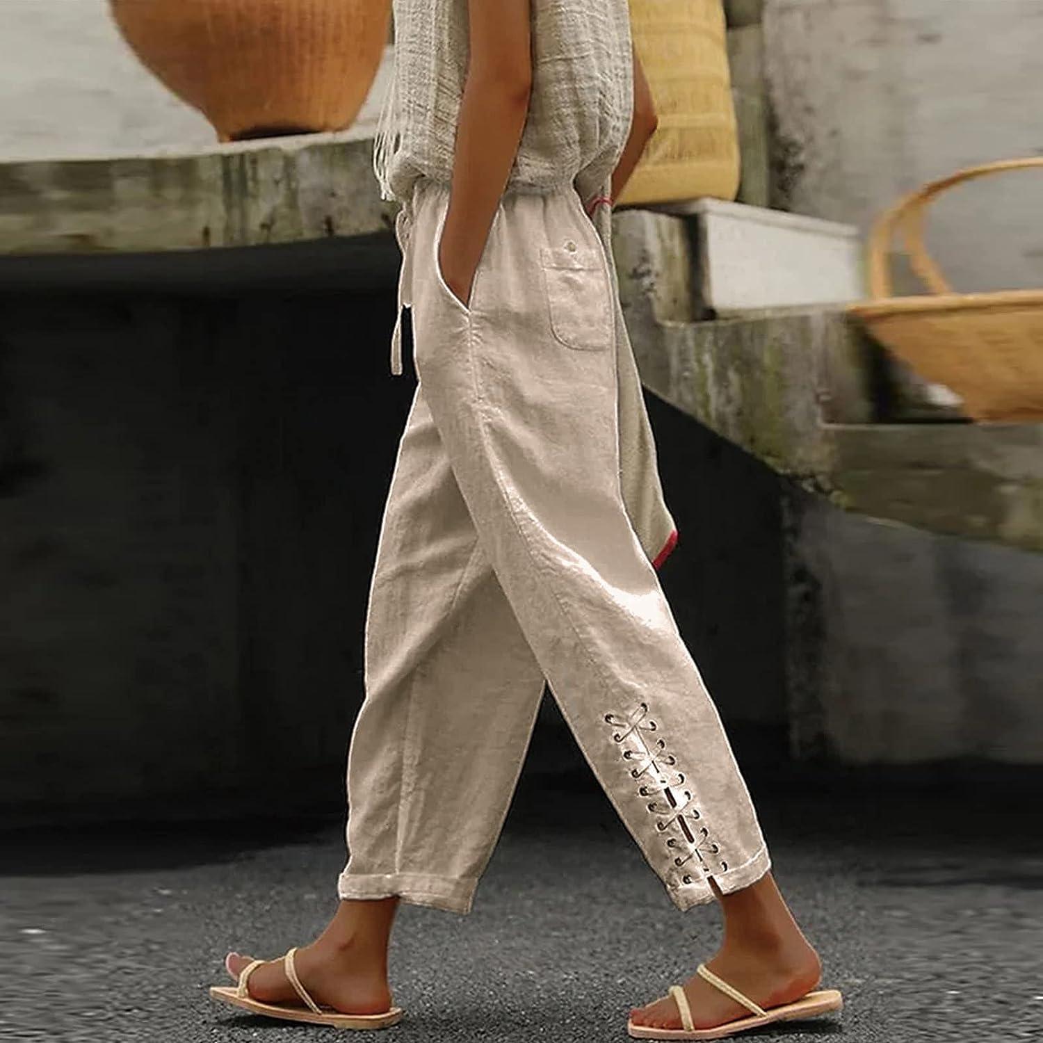 Beach Pants for Women Linen,Womens Loose Cotton India