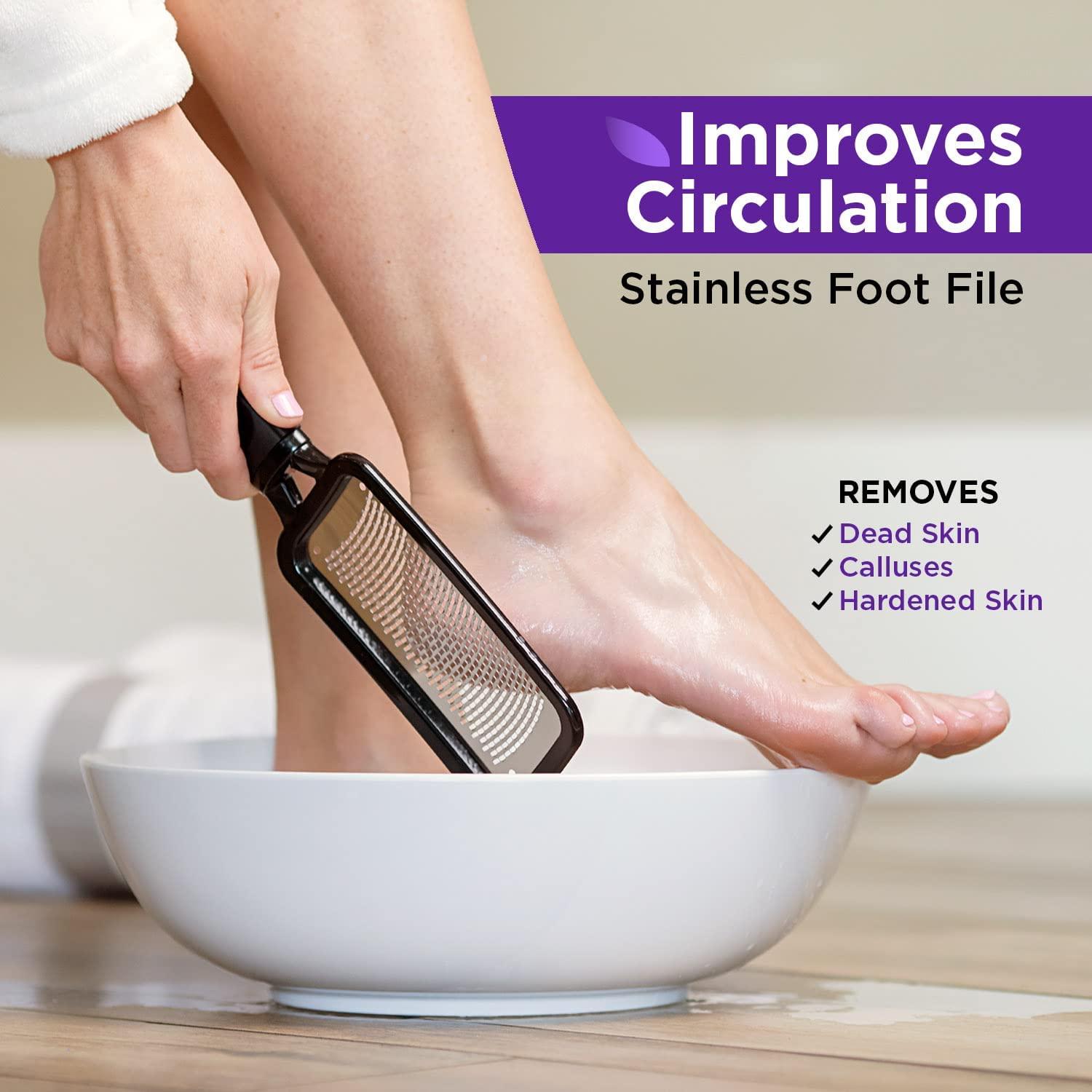 Professional Metal Foot Cleaner For Foot Callus & Dead Skin Removal - Foot  Callus Remover And Shaver - Foot Care Professional File