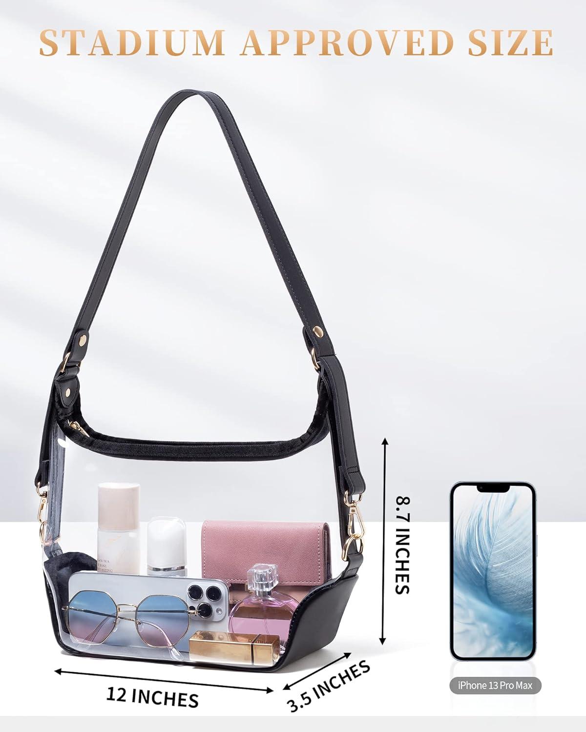 Clear Purse Stadium Approved Clear Bag Clear Crossbody Shoulder