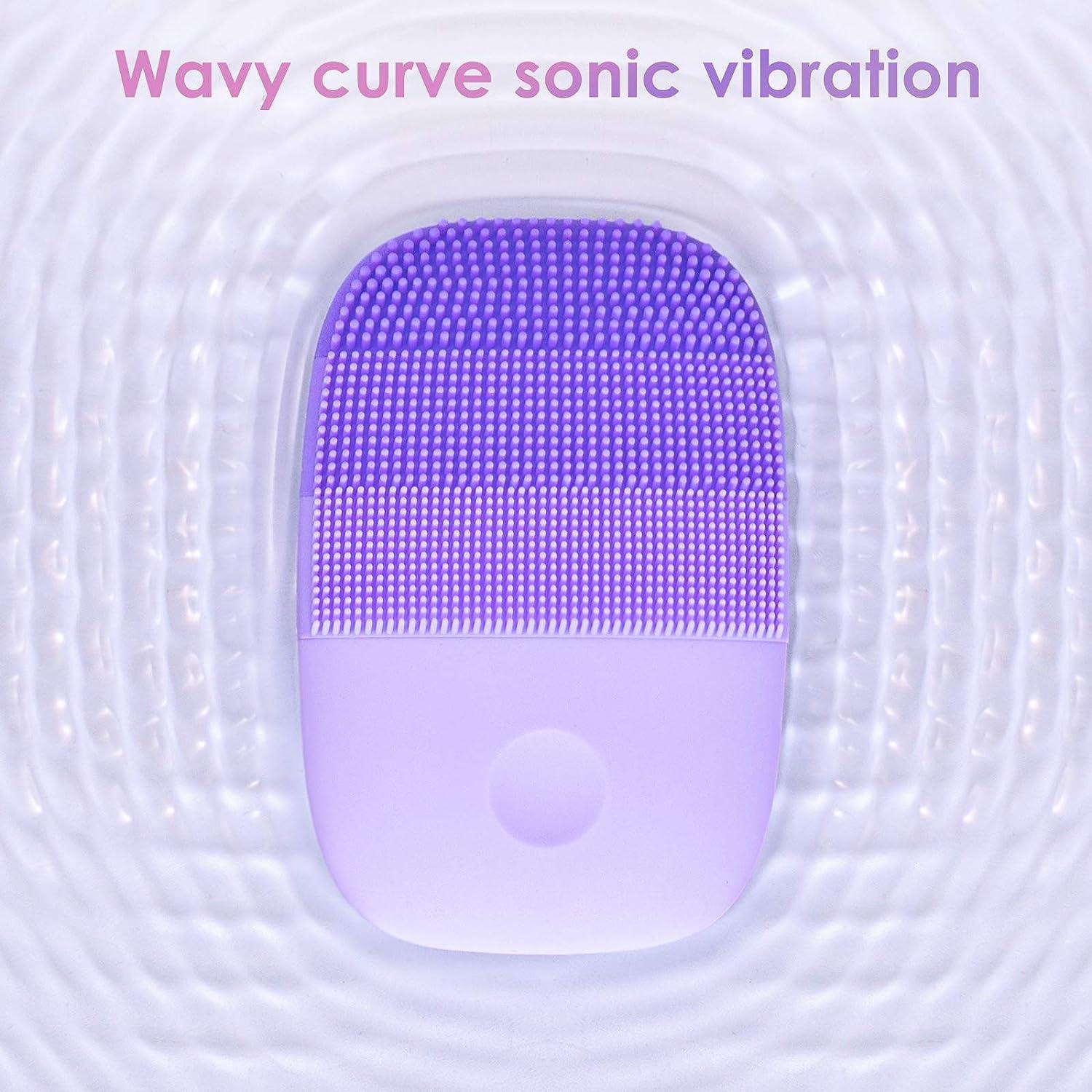 2022 Sonic Facial Cleansing Brush Upgrading With 5 Vibration Speeds Ipx7 Waterproof And Soft