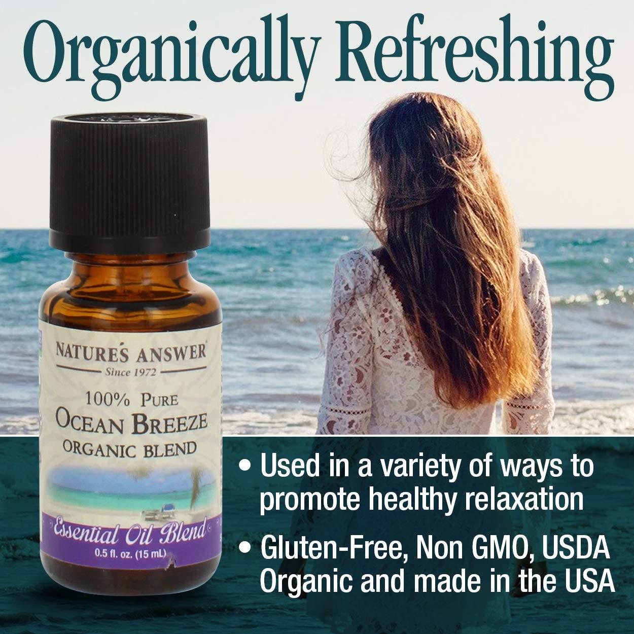 Nature's Answer Essential Oil, Organic, 100% Pure, Lavender - 0.5 fl oz
