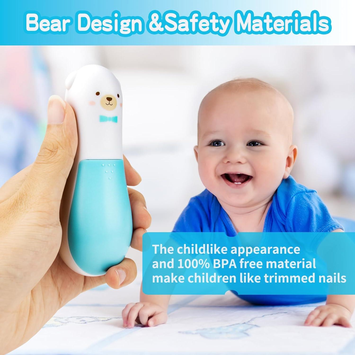 Dropship Electric Baby Nail Clipper; Baby Electric Nail File Drill Low  Noise Mini Portable Baby Electric Nail Grinder With Night Light For Kids  Adults White to Sell Online at a Lower Price |