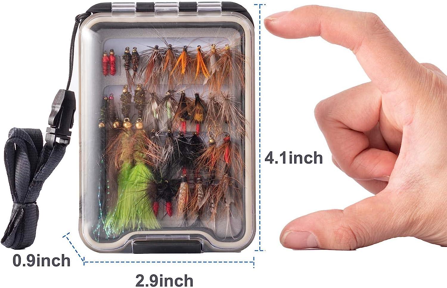  Ansnbo 36PCS Fly Fishing Flies Kit, Hand Tied Trout