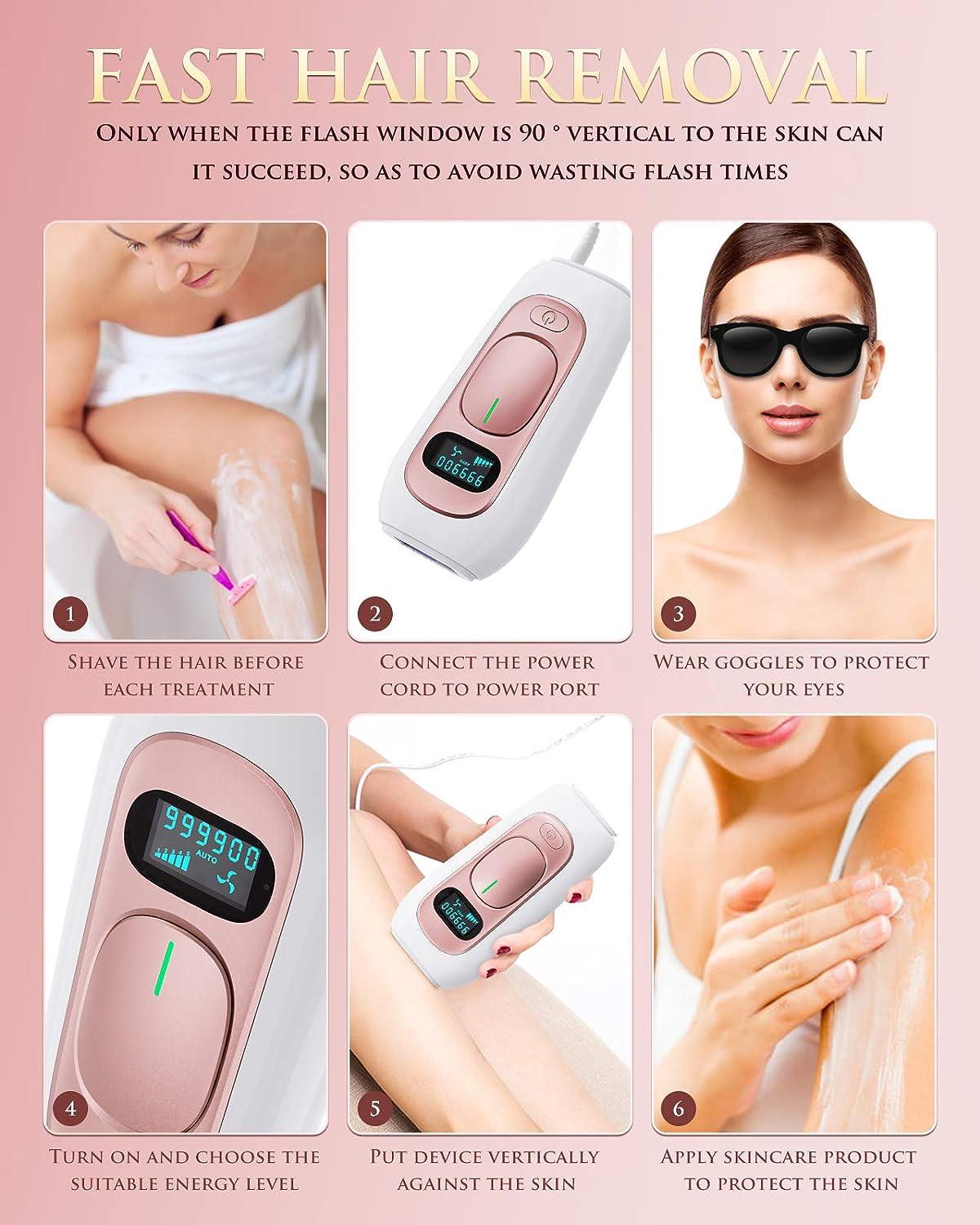  IPL Hair Removal for Women and Men, New Upgraded