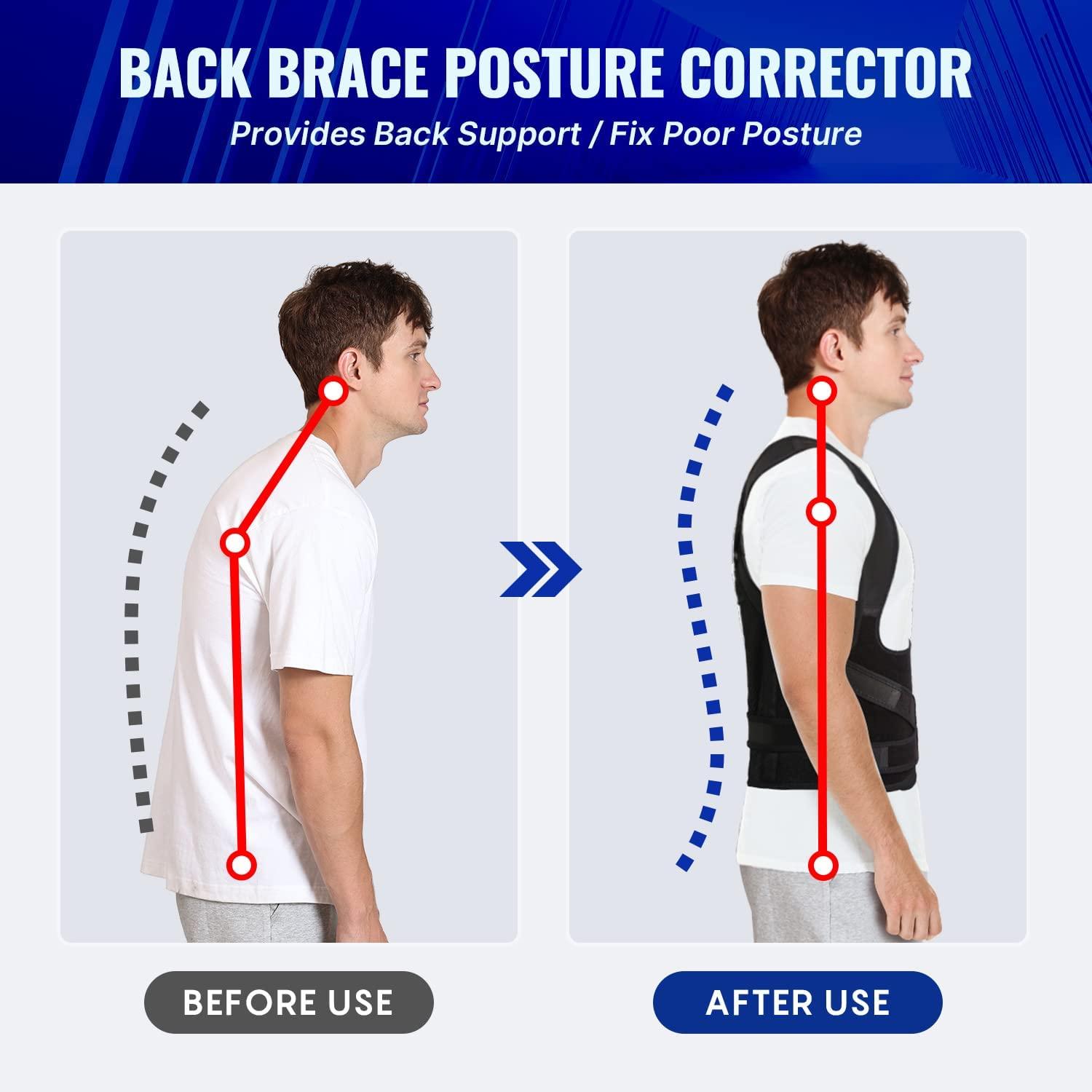 Comfortable Posture Corrector Cotton Material Breathable Shoulder