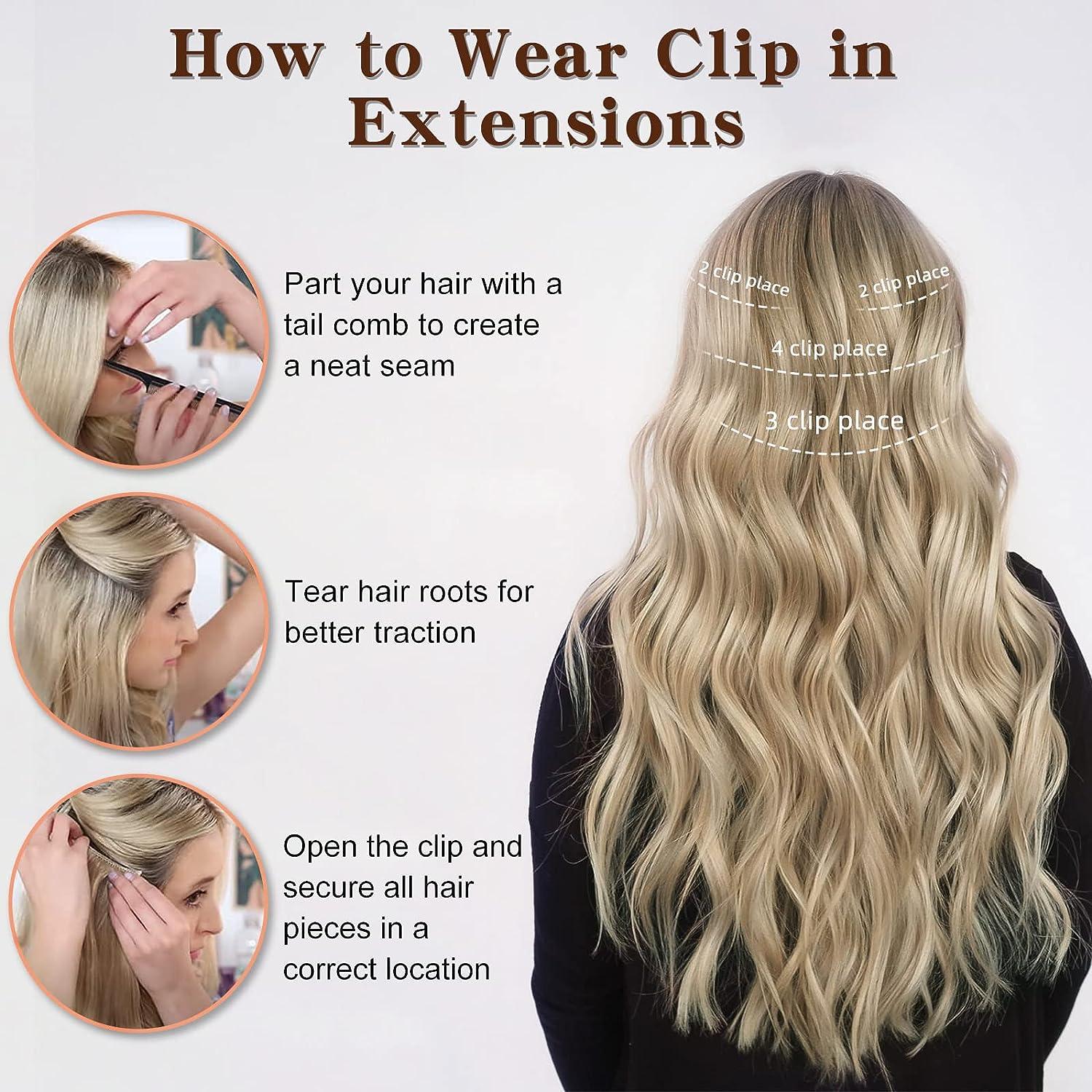Hair Extension Wefts - How to secure the ends correctly and