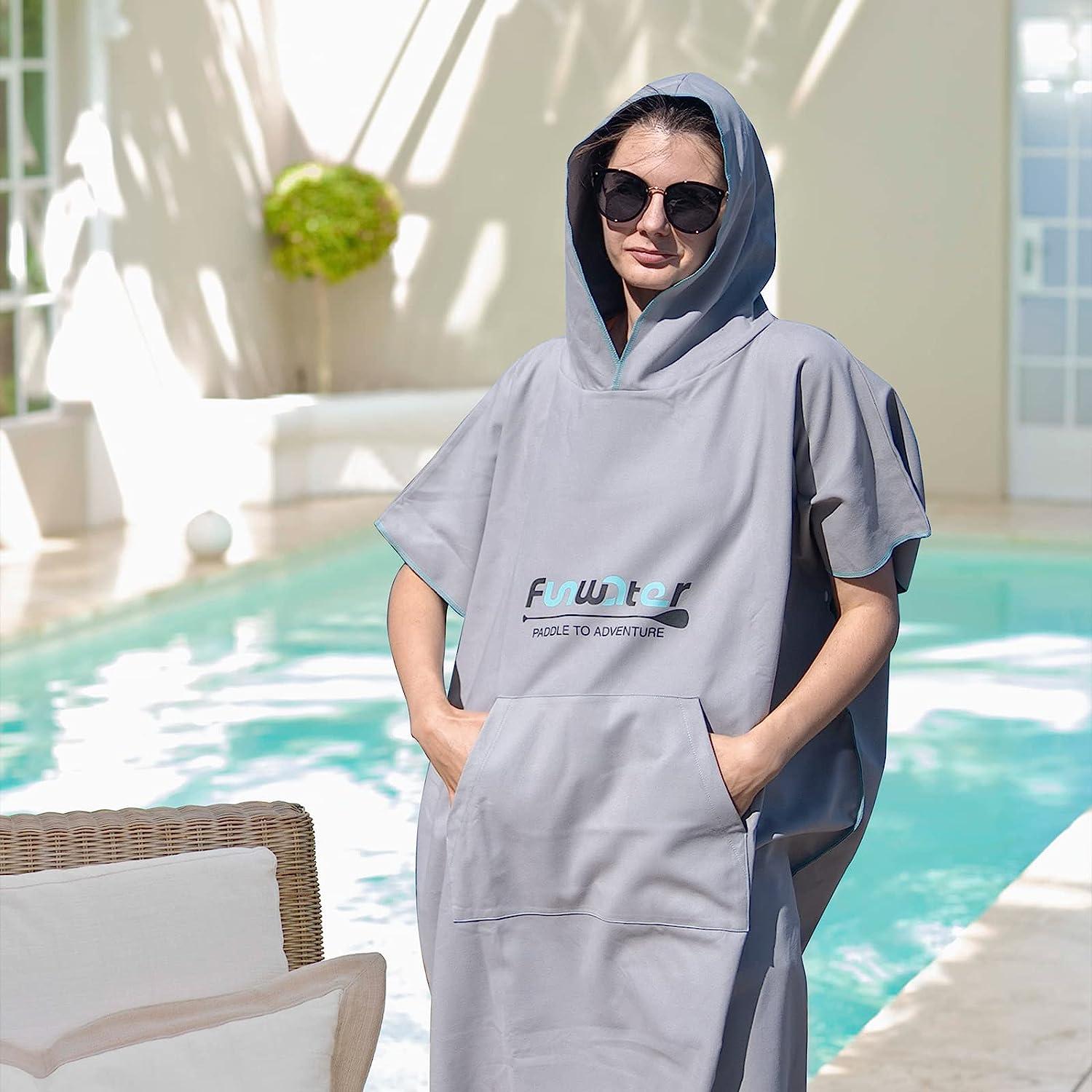 Womens Be Honest Hooded Surf Poncho Towel