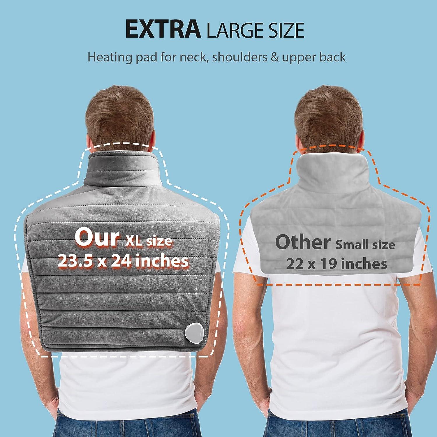 Extra Large Heating Pad for Neck and Shoulders Back,Wearable