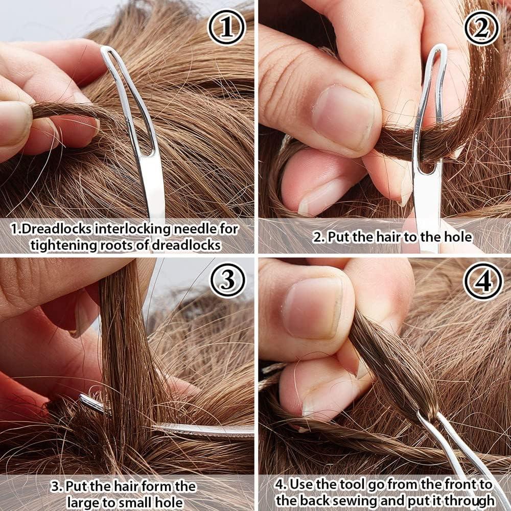 Crochet Hook Needle Crochet Locks Hair Weaving Needle For Braids Knitting  Wig Hook Needle Hair Crochet Needles Hair Extension