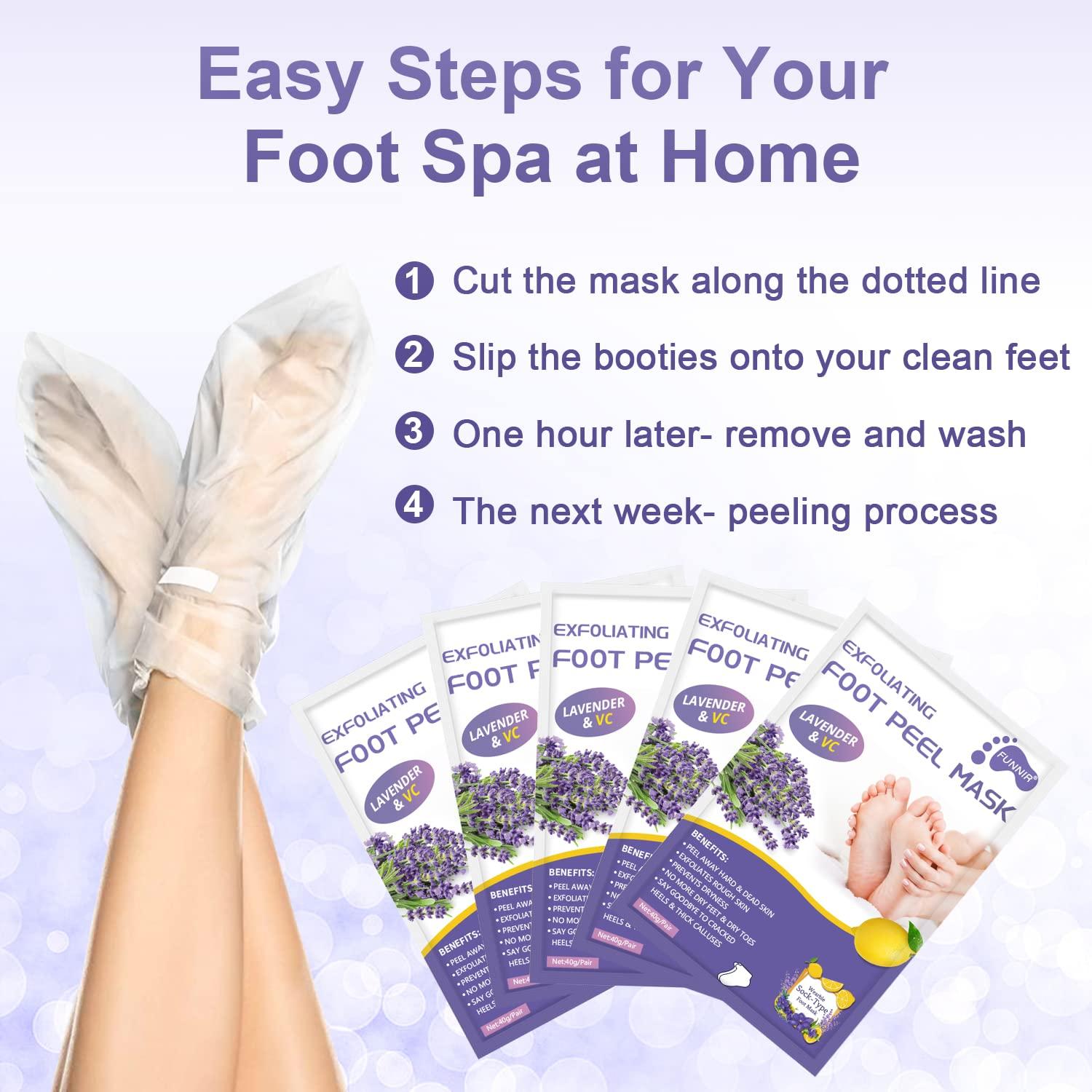 Foot Peel Mask, Exfoliator Peel Off Calluses Dead Skin Callus Remover Soft  Smooth Touch Feet Repair Rough Heel