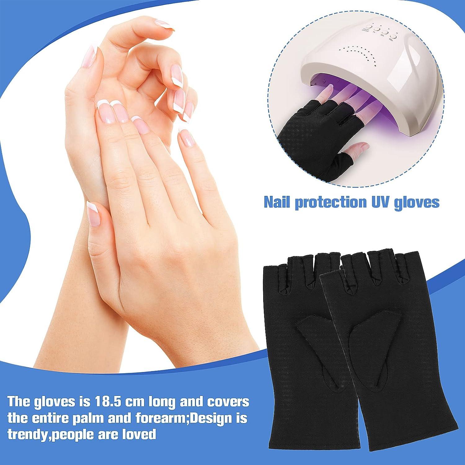 Nail Art Glove UV Protection Glove Anti Black Gloves Protecter