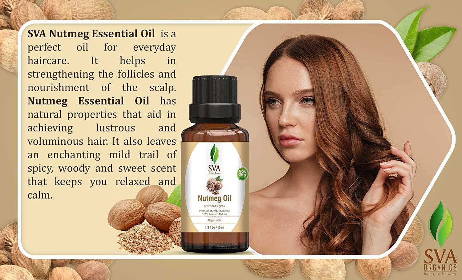 Nutmeg Essential Oil | Pure & Natural Therapeutic Grade | 10 ml