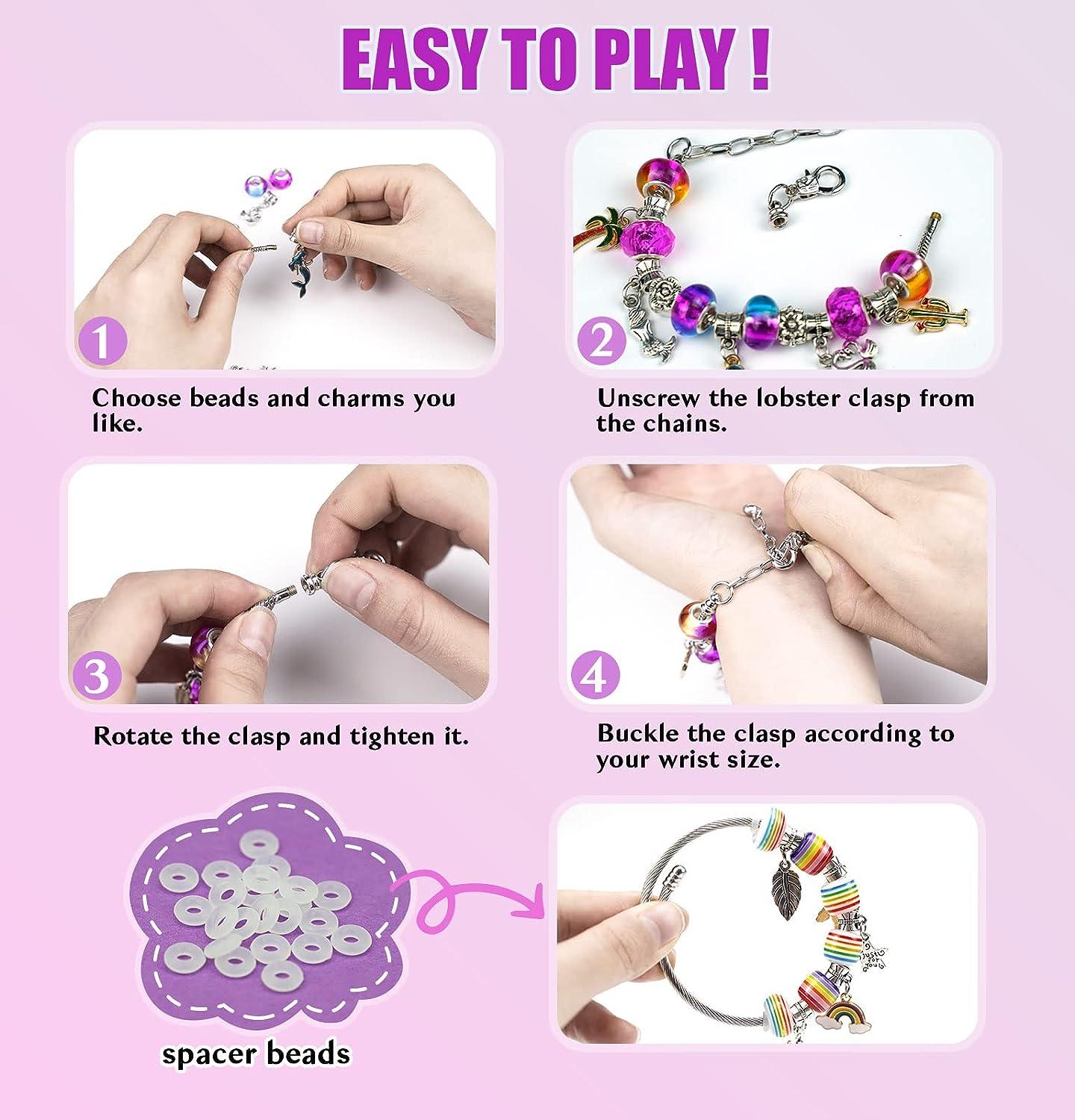 Plastic Gems Toy For Girl Kids Beads Diy Bracelet Jewelry Making Toys  Handmade Art Craft - Buy Beads Diy Bracelet Jewelry Making Toys,Toy For  Girl