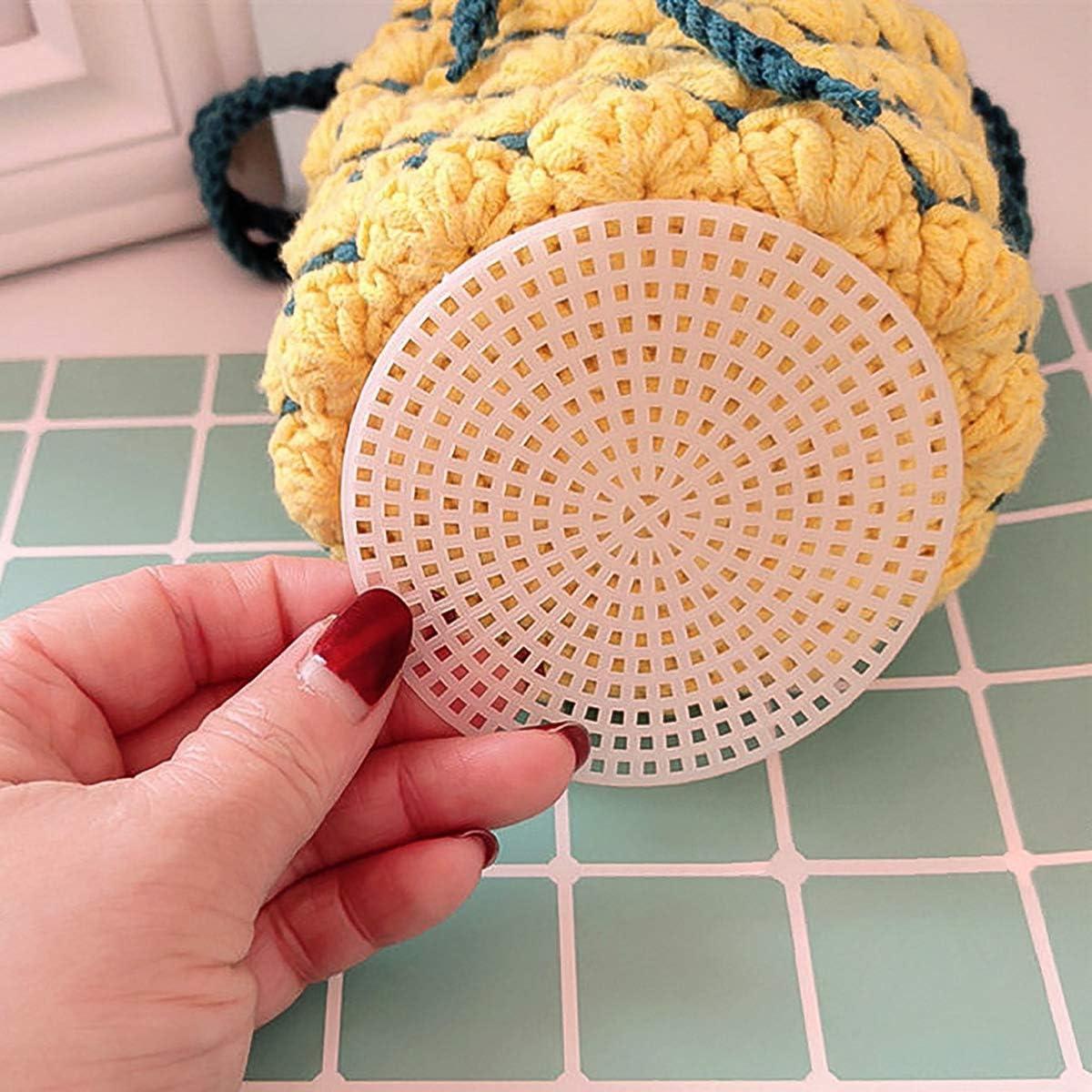 Plastic Mesh Cloth For Bag Making DIY Handcraft Bags Weaving Material Latch  Hook Bags Made Plastic Grid Hook Crafts Accessories