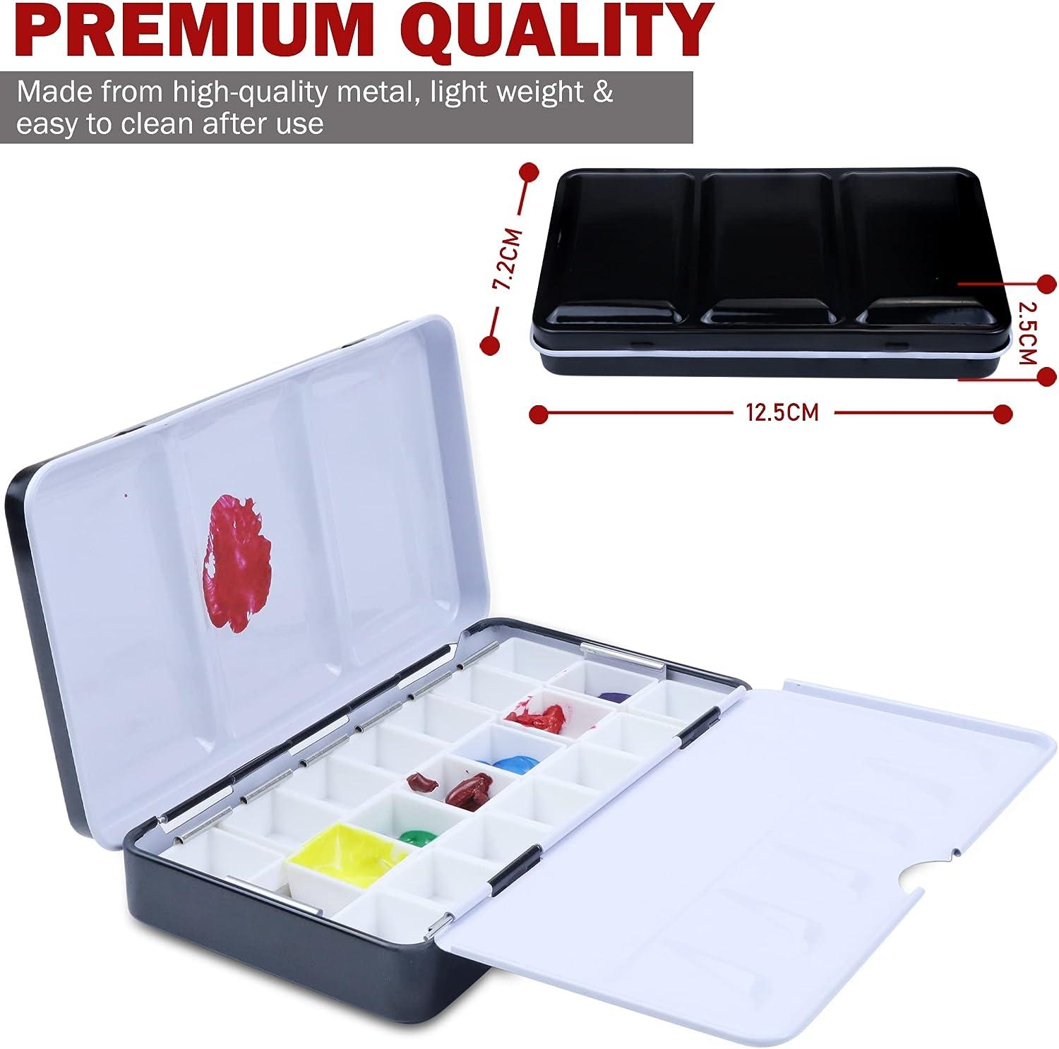 Portable Painter Pro Bundle | Watercolor Palette with Extra Set of  Half-Pans | Travel - Pocket Size - Quality | Simplify Your Life