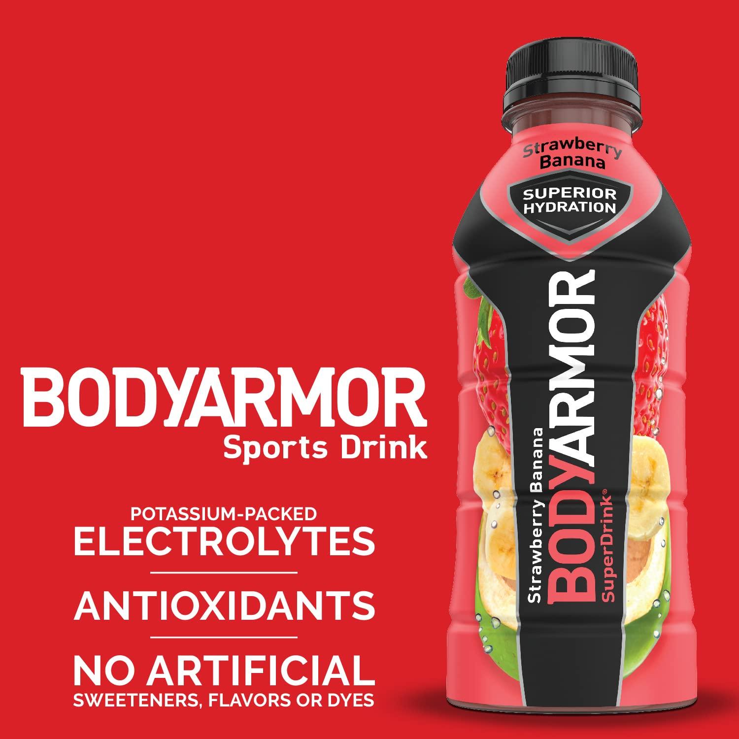 Stay Hydrated and Energized with Bodyarmor Lyte Sports Drink - Refreshing  Strawberry Banana Flavor, Packed with Essential Vitamins and Electrolytes -  Ideal for Active Individuals - 16 Fl Oz (Pack of 