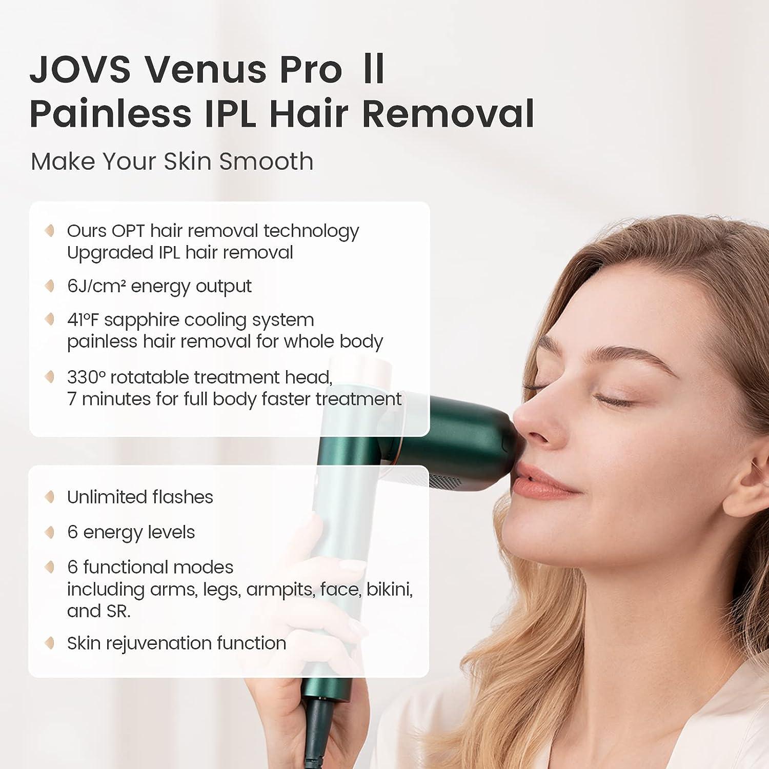 JOVS Venus Pro IPL Hair Removal for Woman & Man 330 Rotation Head