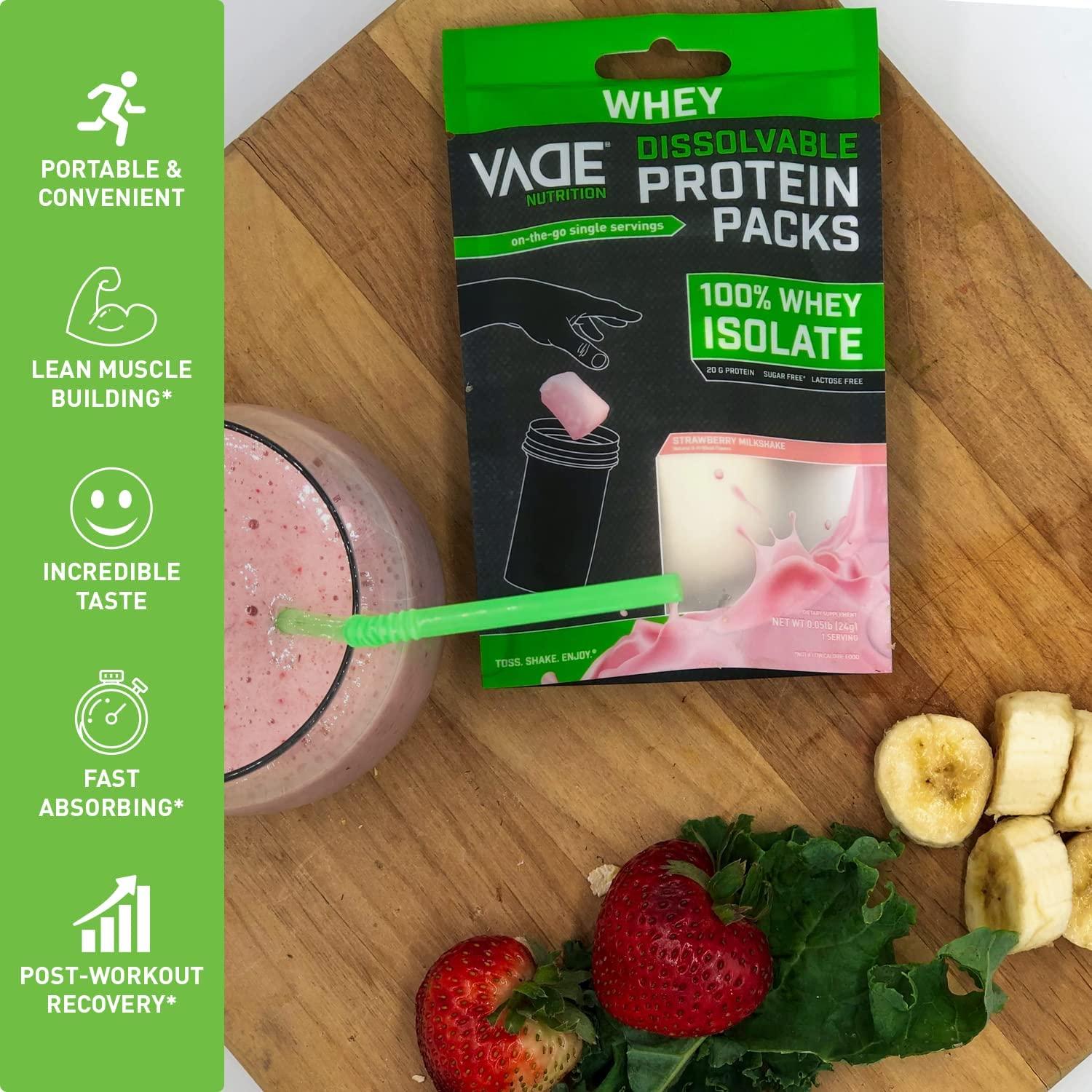 VADE Nutrition Dissolvable Protein Packs: Protein on the Go? 