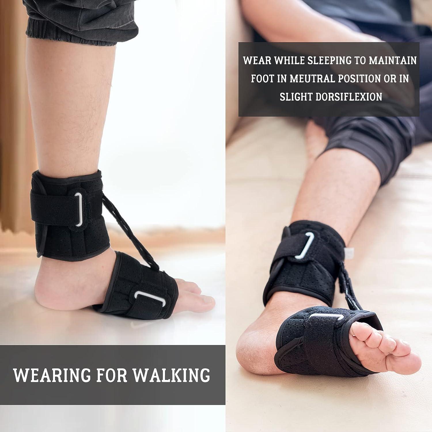 AFO Drop Foot Brace for Walking - Ankle Foot Orthosis Support - Foot Drop  Orthotic Brace - Drop Foot Splint - for Men and Women