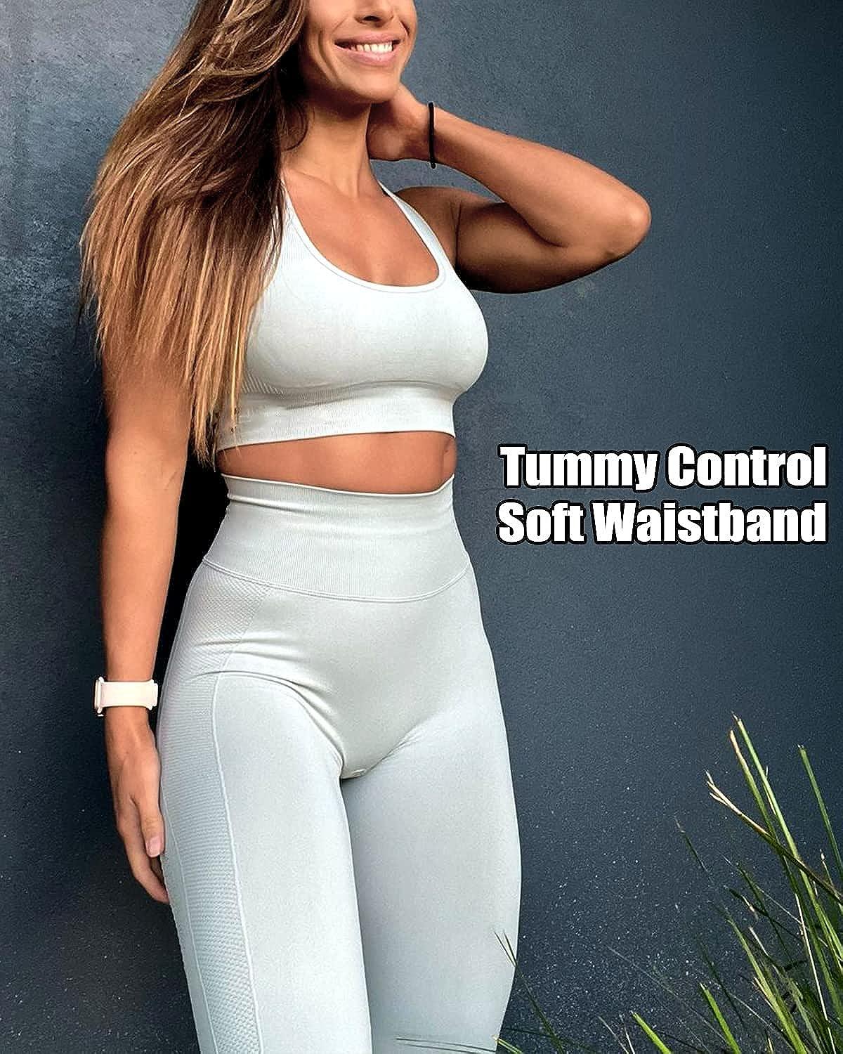 Sexy Female Sportshigh Waist Tummy Control Yoga Pants For Women - Quick  Dry Running Capris