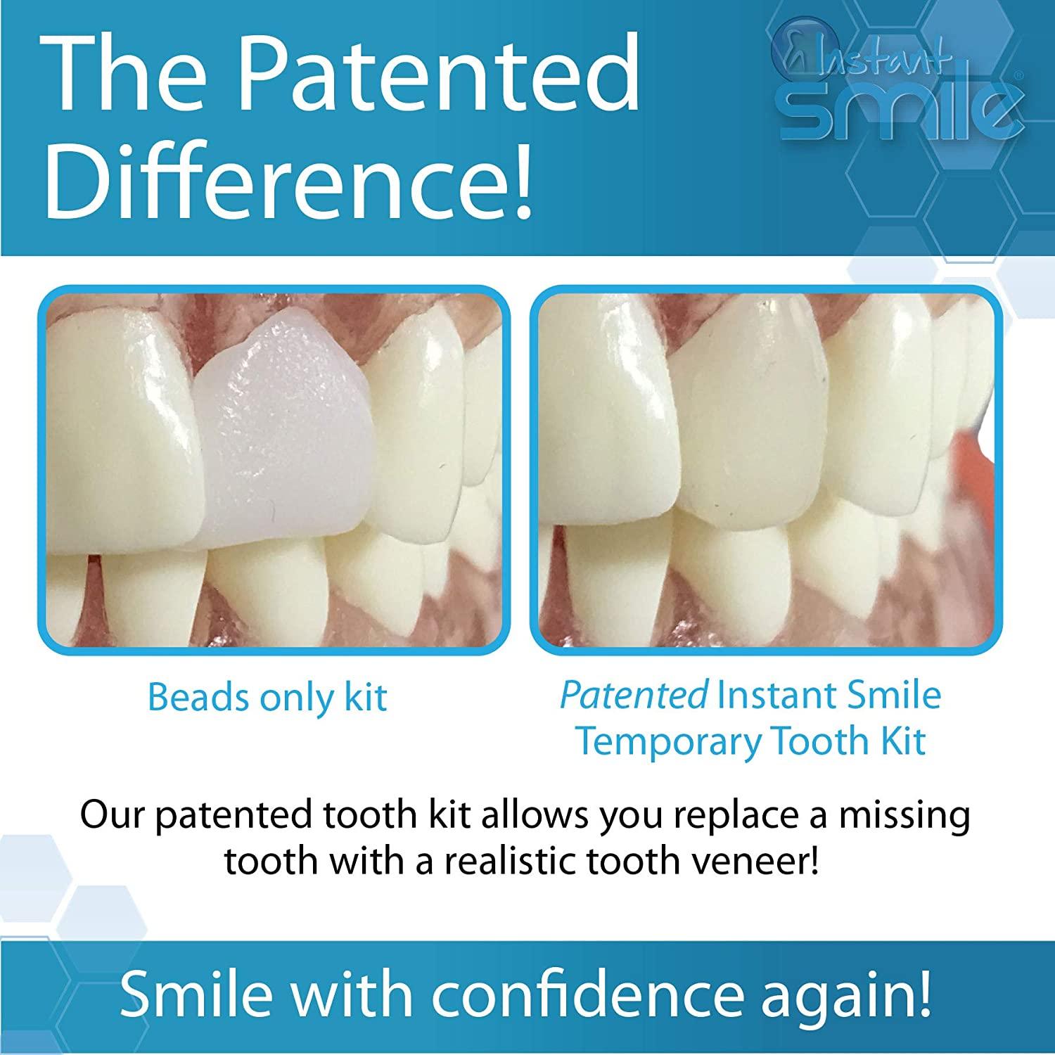 Instant Smile Multi-Shade Patented Temporary Tooth Repair Kit.