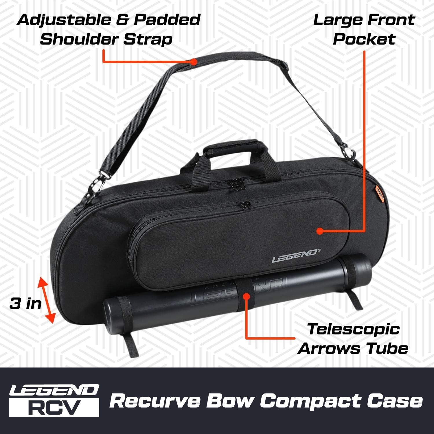 Legend RCV Recurve Bow Case - With Tube Arrow Holder Padded