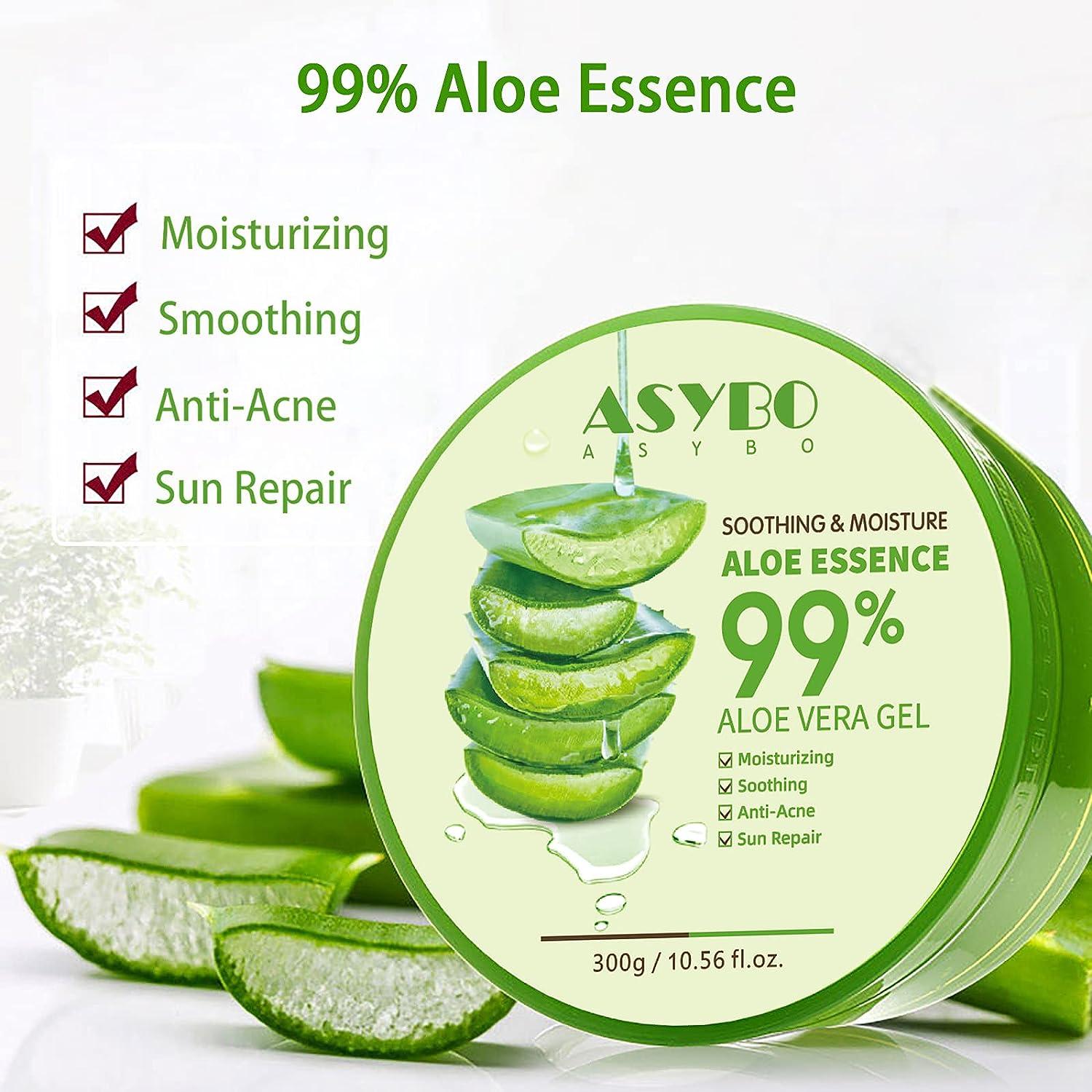 Aloe Vera Gel for Face, Hair & Skin Hydration - 300ml