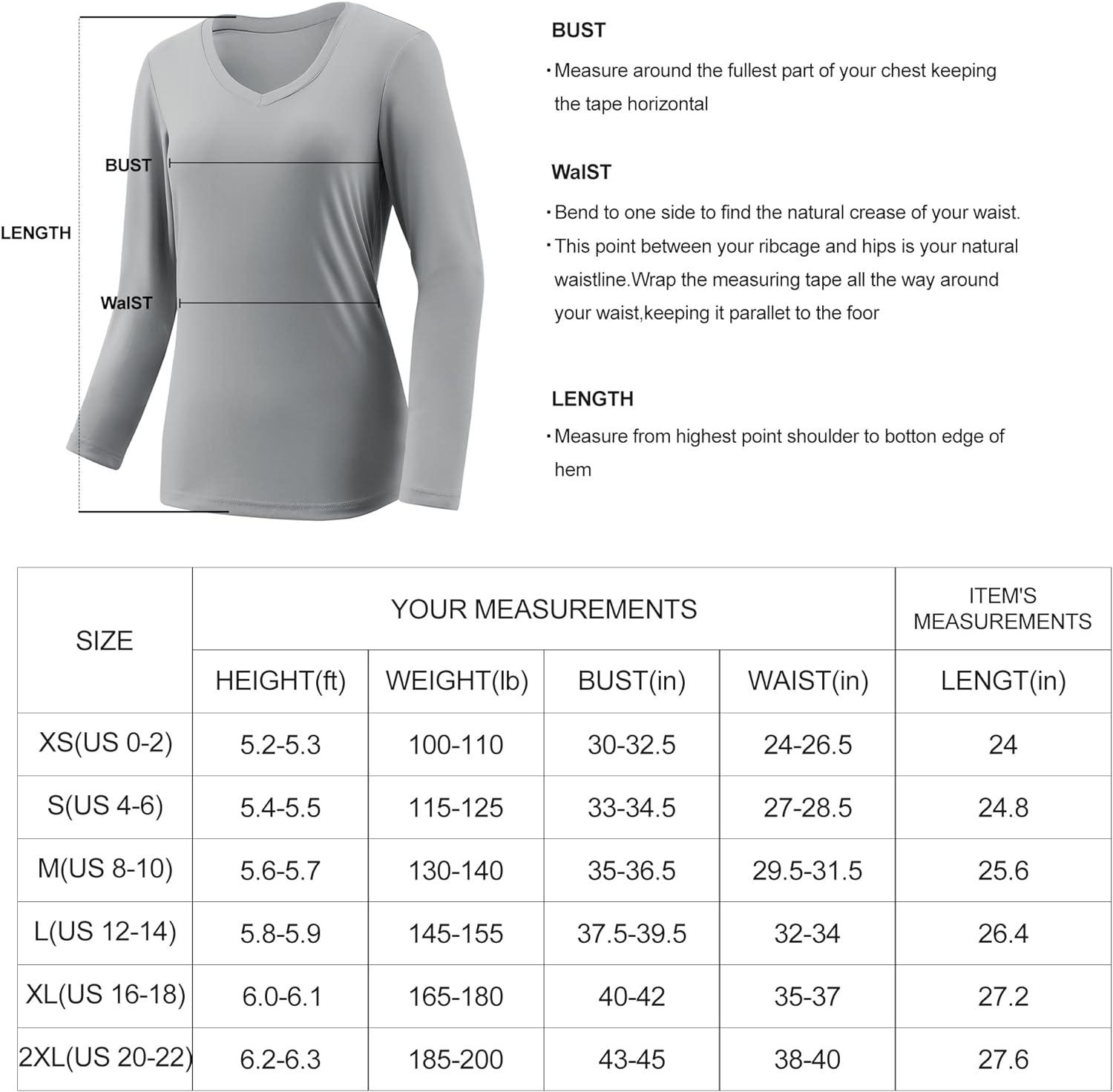  Long Sleeve Workout Shirts for Women,Moisture Wicking