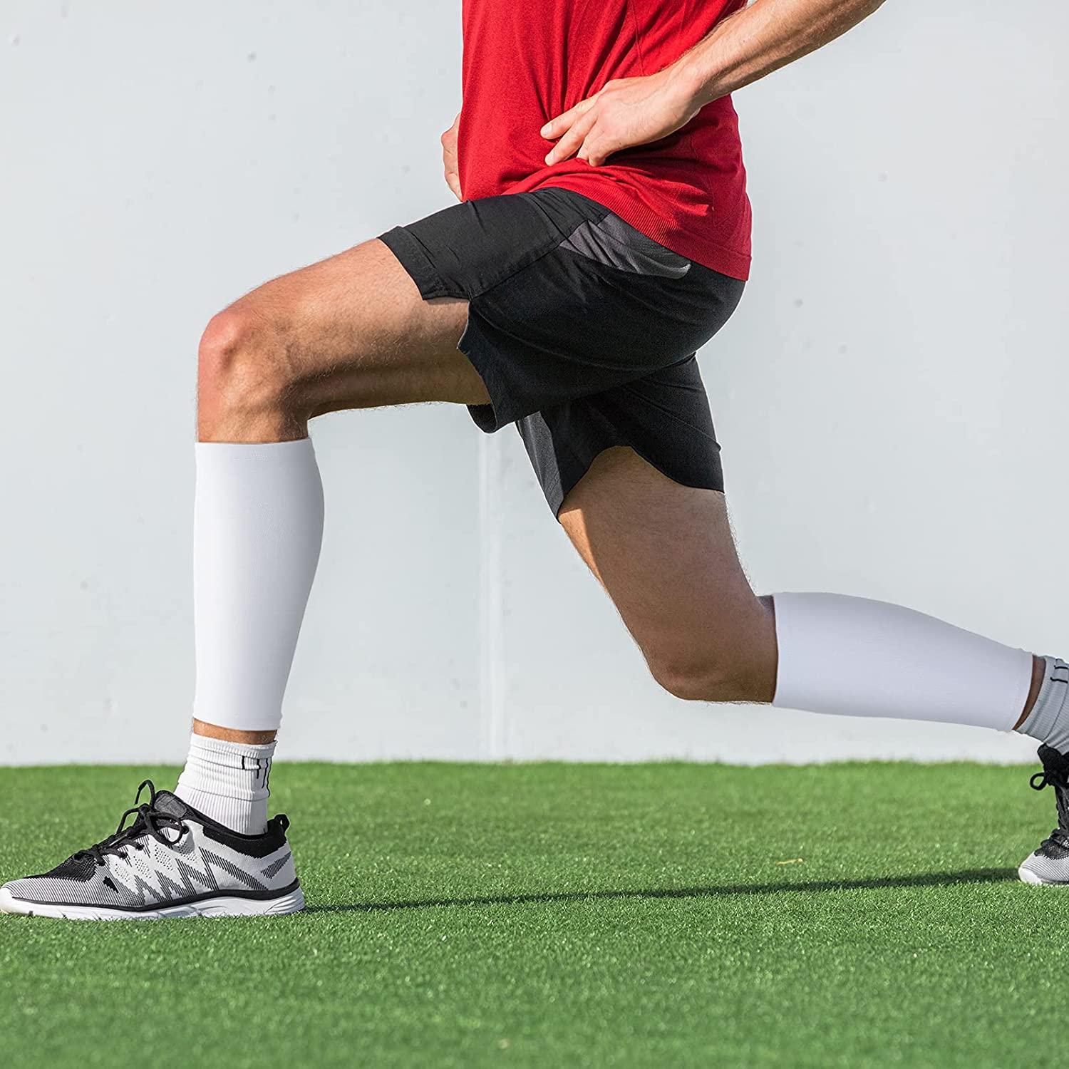 3 Pairs Football Leg Sleeve for Men Calf Compression Football