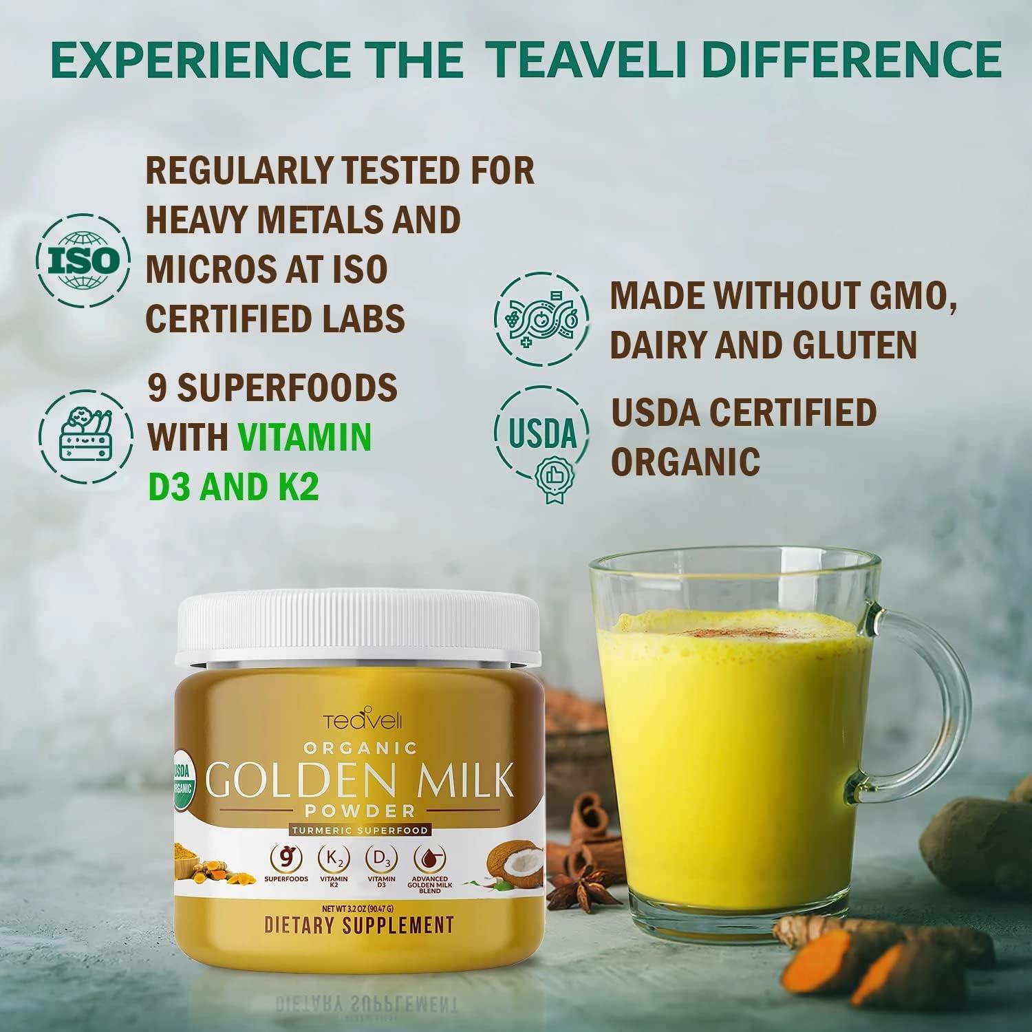 Organic Golden Milk | Turmeric Powder Tea