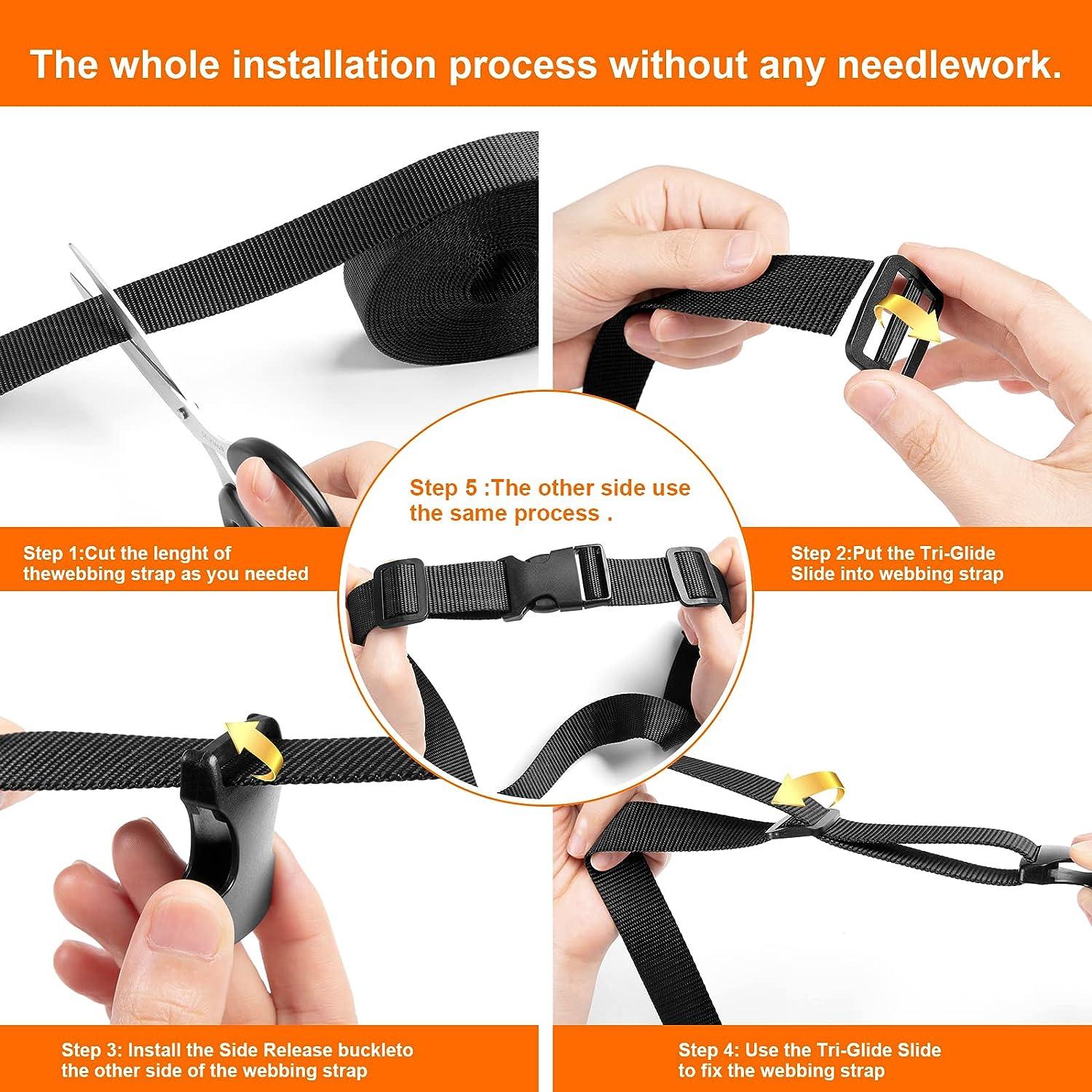 Outbound Multi-Purpose Adjustable Buckle Webbing Straps For