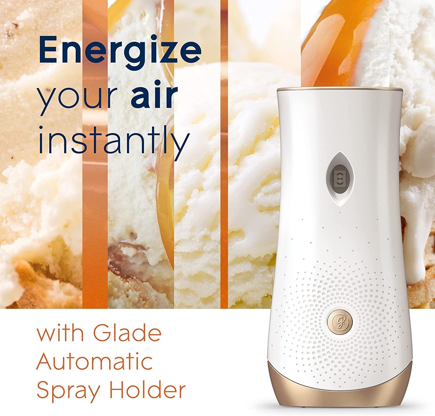 Glade Automatic Spray Refill, Air Freshener for Home and Bathroom, Vanilla  Caramel Twist, 6.2 Oz