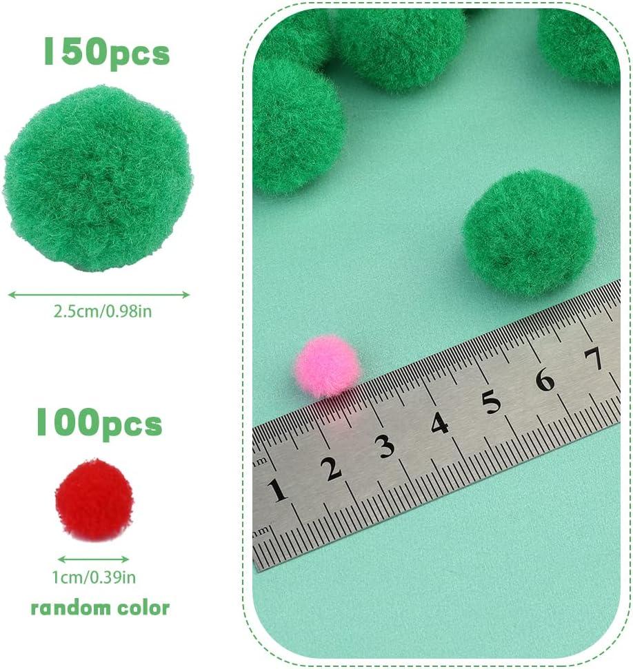 BAGERLA 150 Pcs Pom Poms for Craft, 1 Inch Pom Pom Balls Poms Arts and  Crafts for Creative Decorations, Yellow Pompoms for Crafts Kids DIY Projects