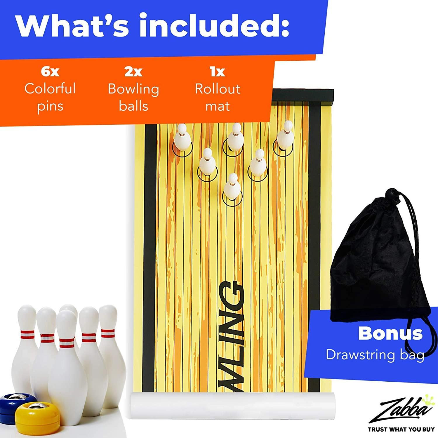 Elite Sportz Equipment Curling Game - Tabletop Games for Adults, Kids &  Families - 4 Ft x 1 Ft Mat for Indoor Fun w/Bonus Travel Bag - Ages 6 & Up