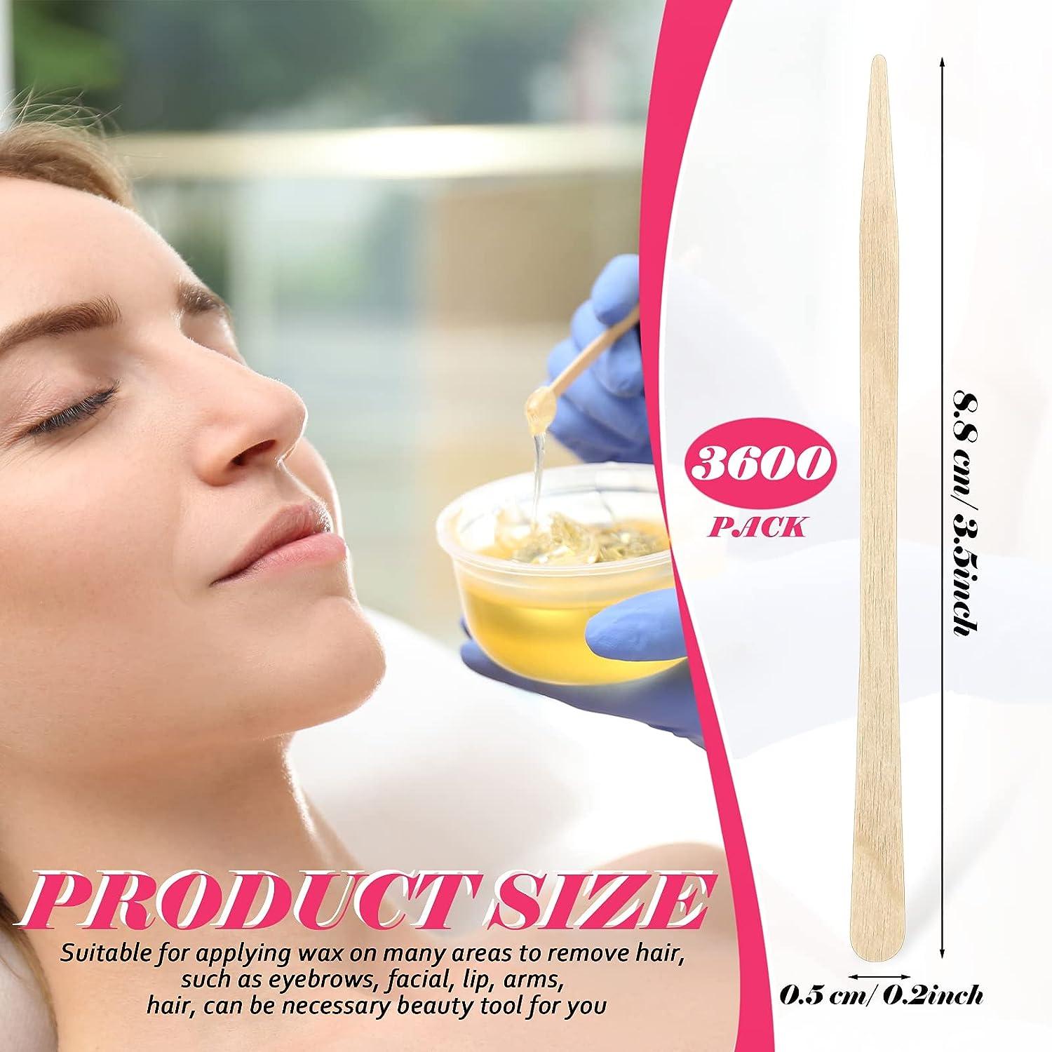 Pointy Eyebrow Wooden Wax Sticks (10 pcs )