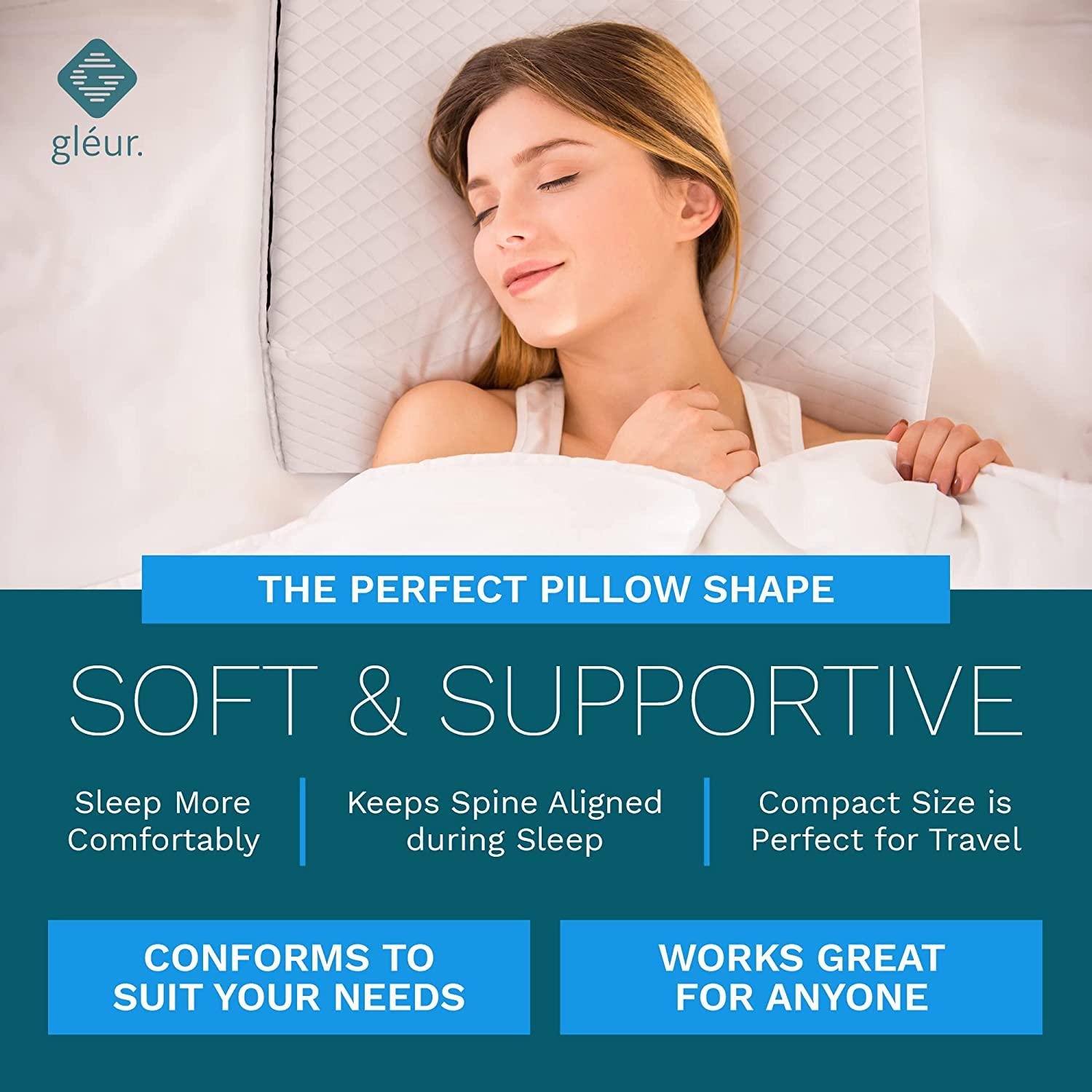 Side Sleeper Pillow, J Pillow for Side Sleeping