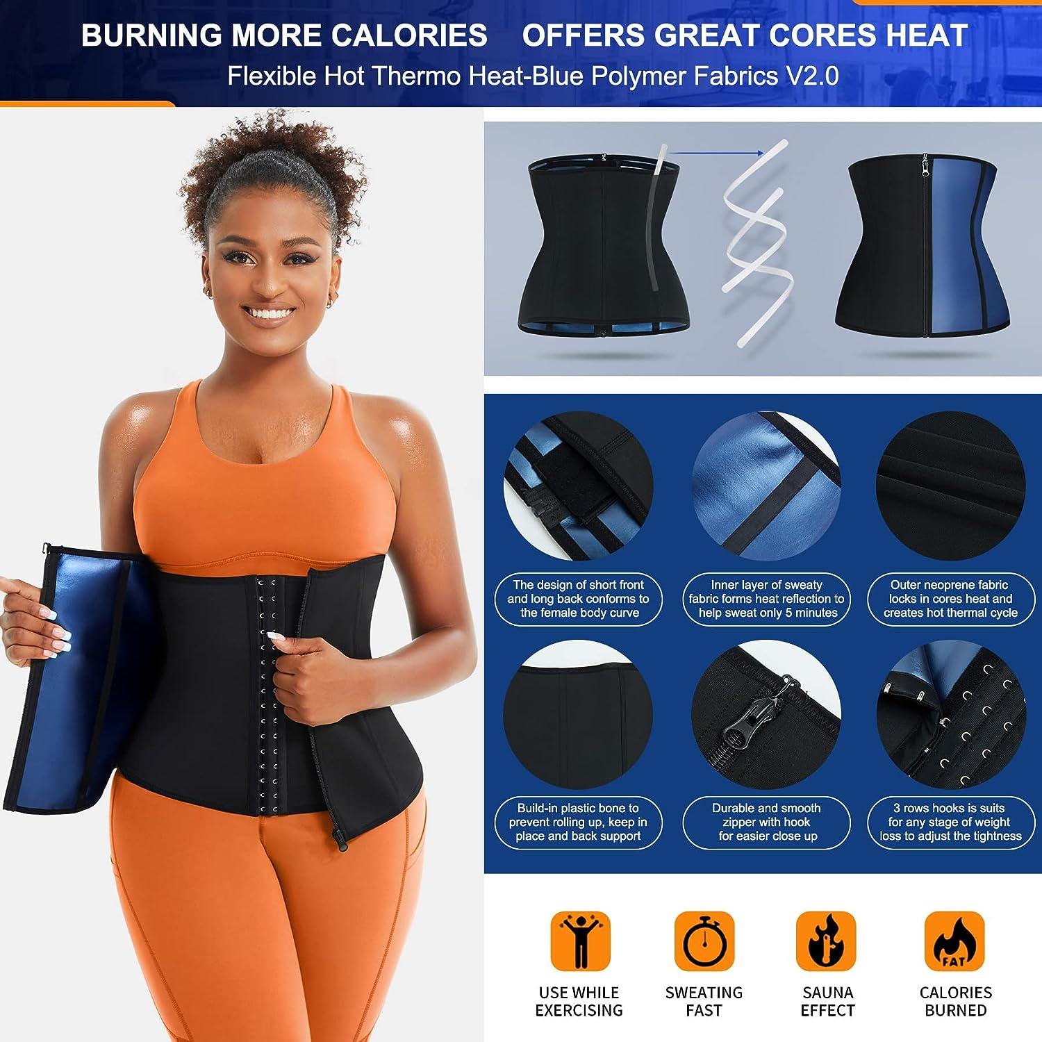 Latex Waist Trainer for Women Belly Fat Bandage for Slimming