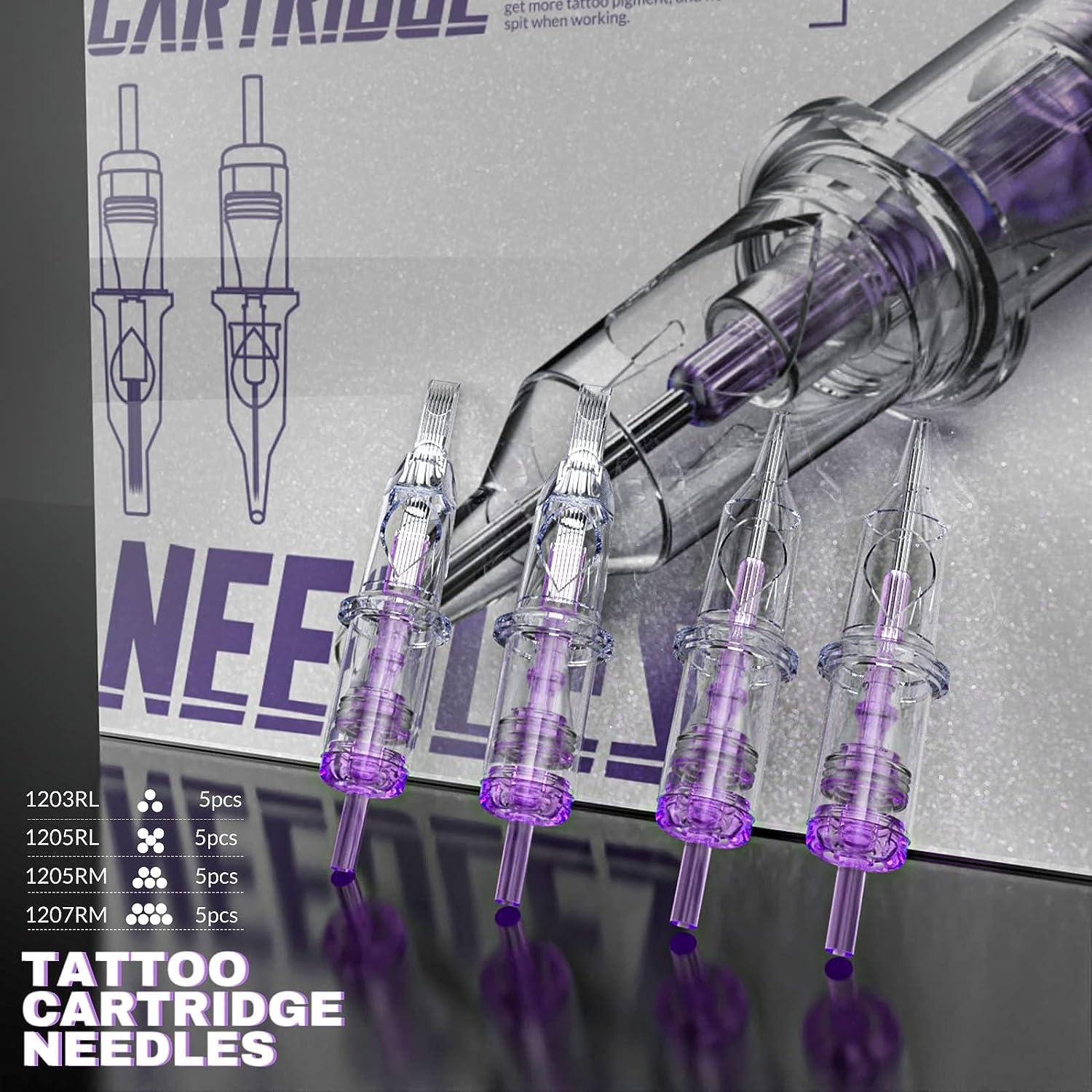 Wormhole Tattoo Cartridge Needles 50pcs Assorted Tattoo Needle