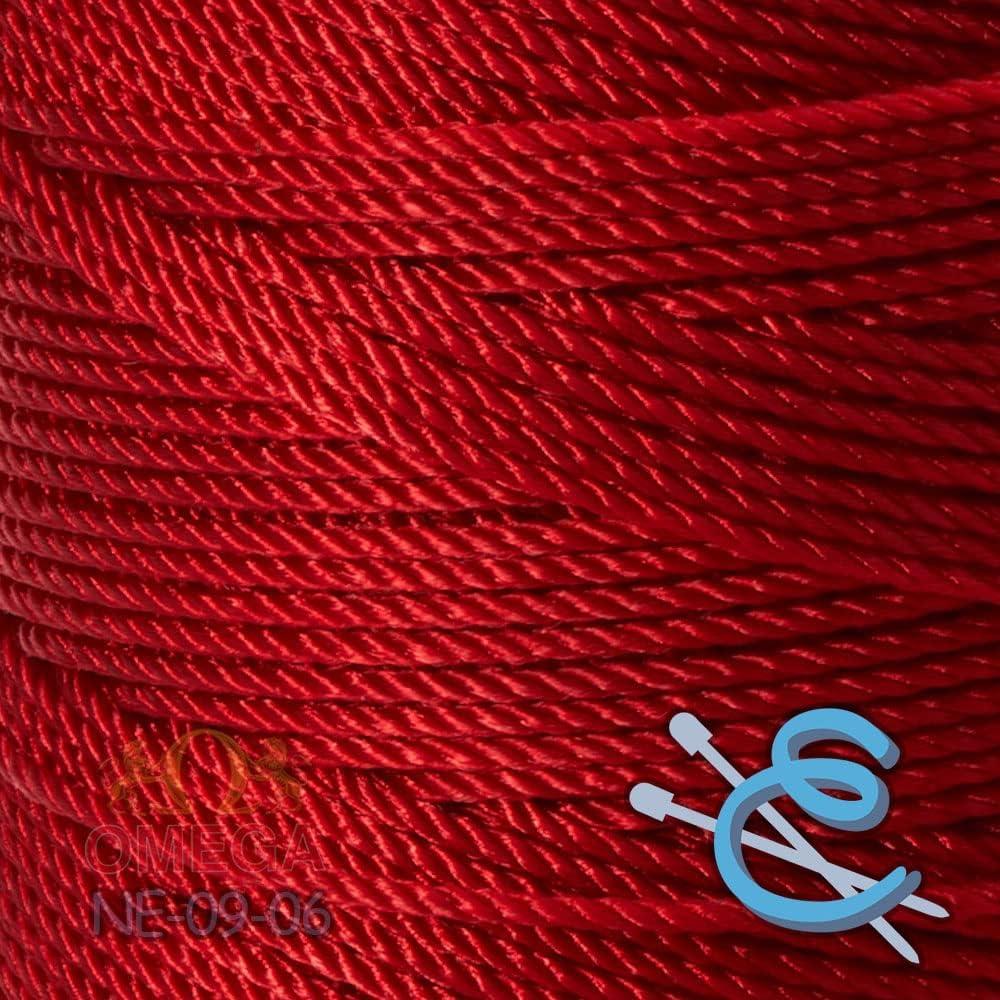  Espiga No. 9-100% Nylon Omega String Cord for Knitting and  Crochet - 01 White