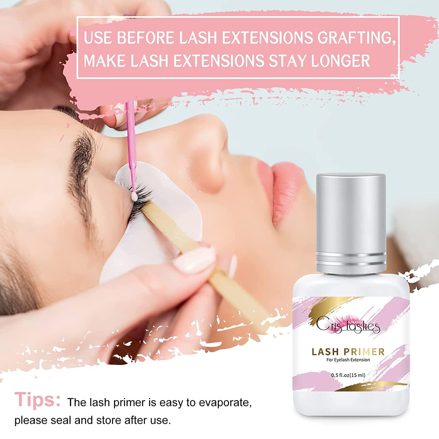 Lash Primer For Eyelash Extensions 15ml Eyelash Primer Clear Low Irritation Eyelash Extension 